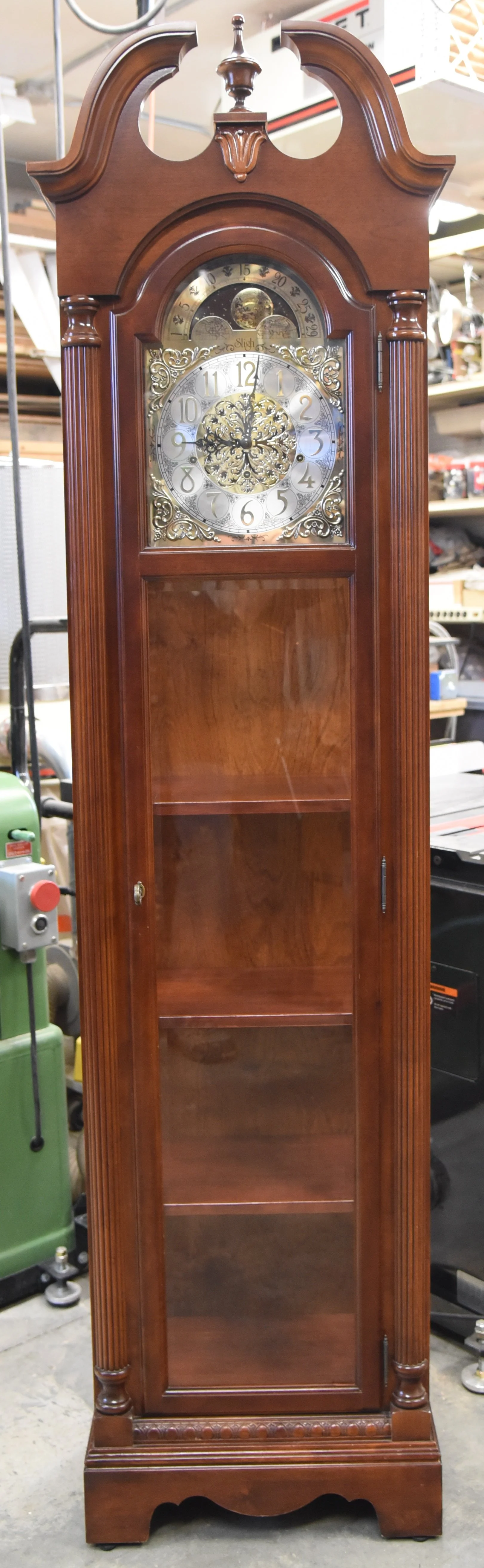 Dale Herzberg - Grand Father Clock Bookcase.JPG