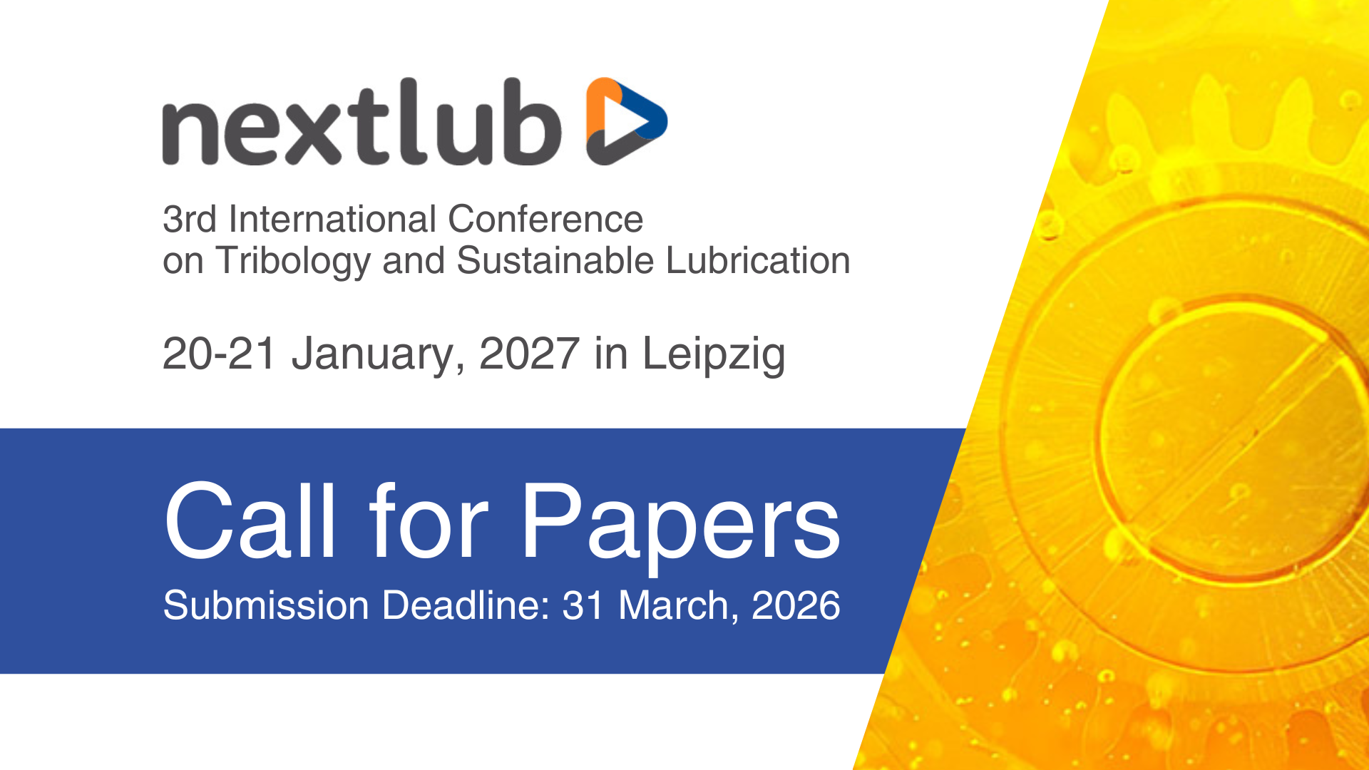 nextlub Konferenz: Call for Papers bis zum 31. März 2026