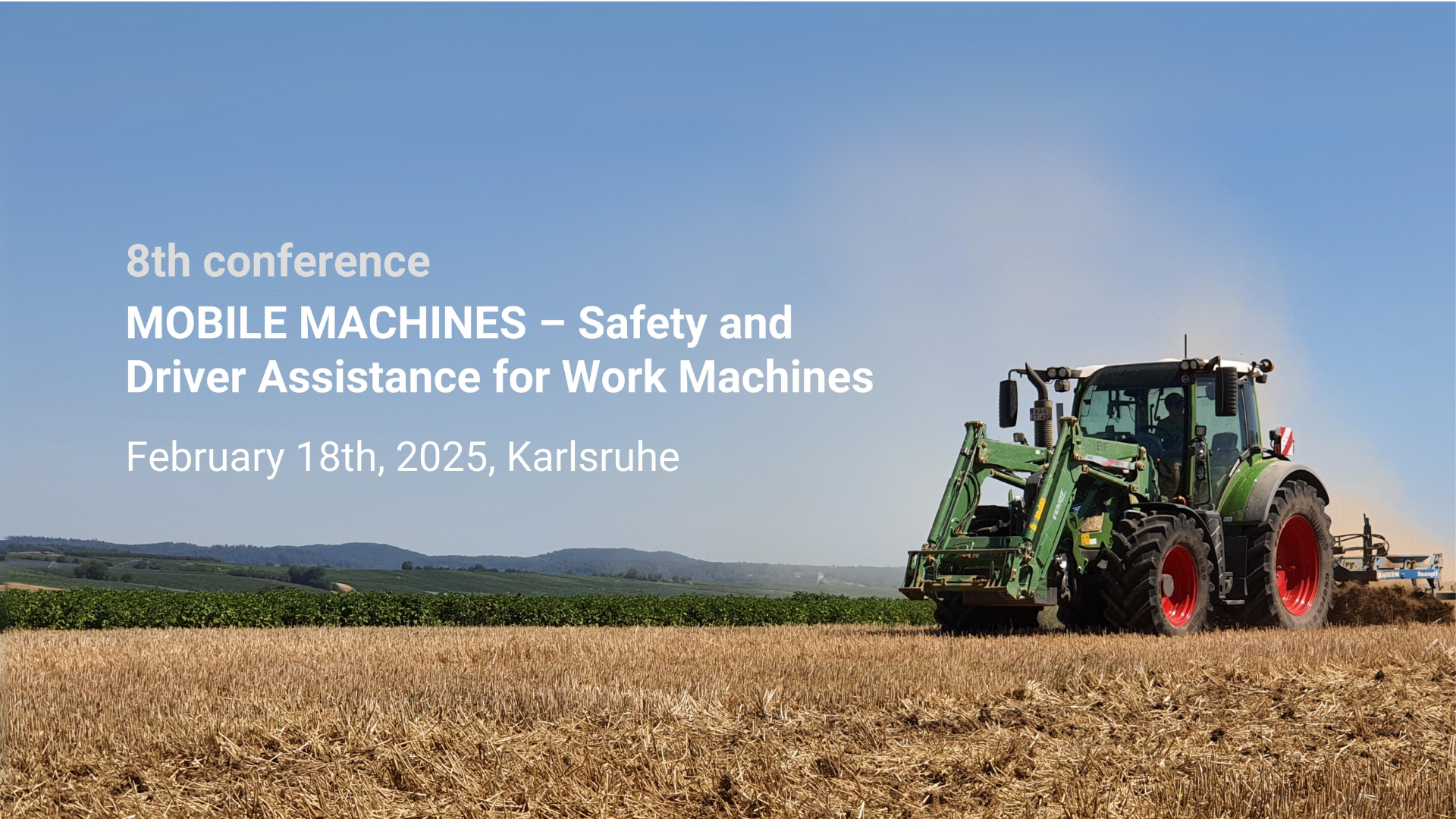 MOBILE MACHINES: Call for Papers bis zum 25. August 2024 verlängert