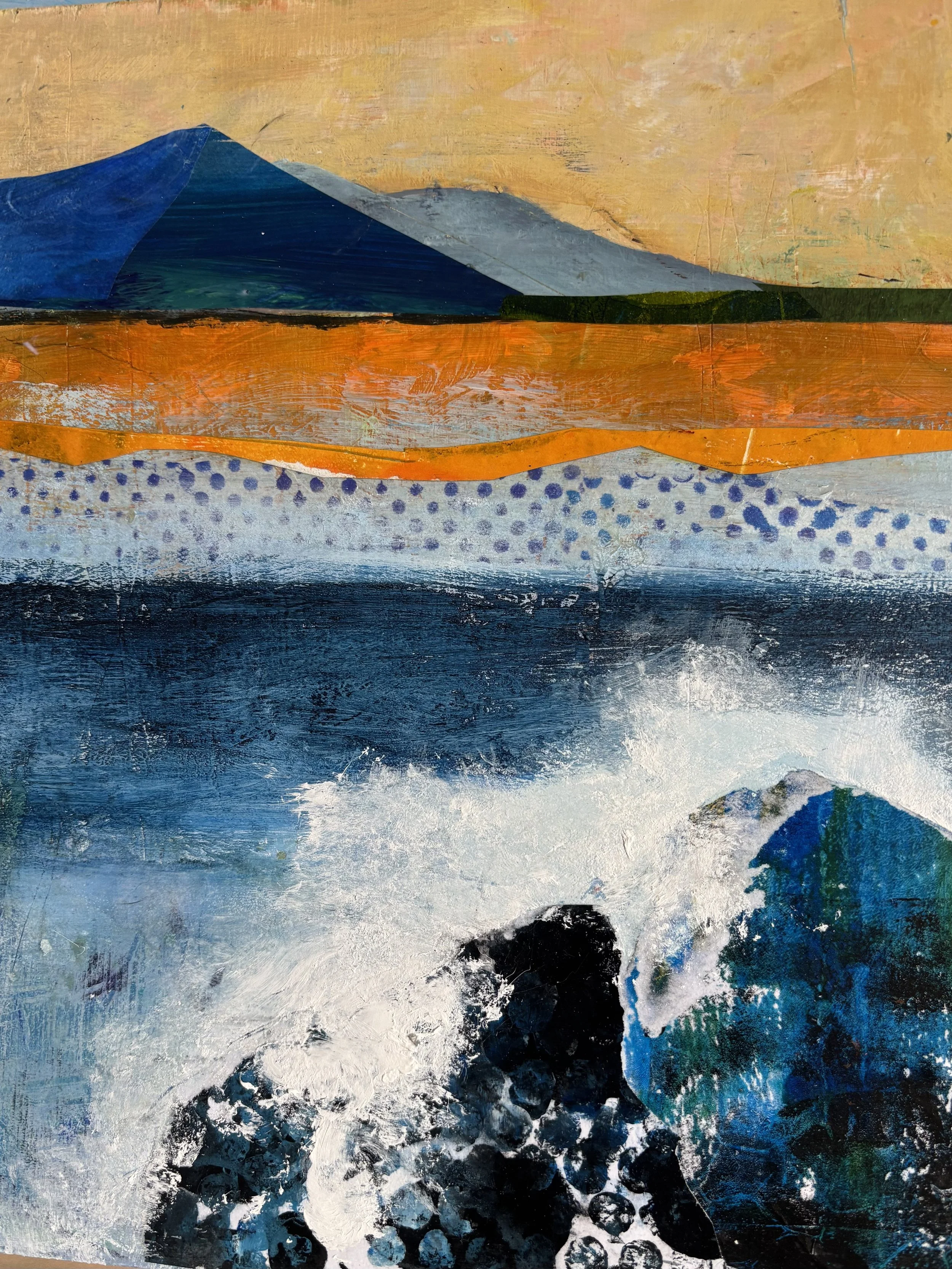 Baja Seascape #3 9 x 12 Mixed Media