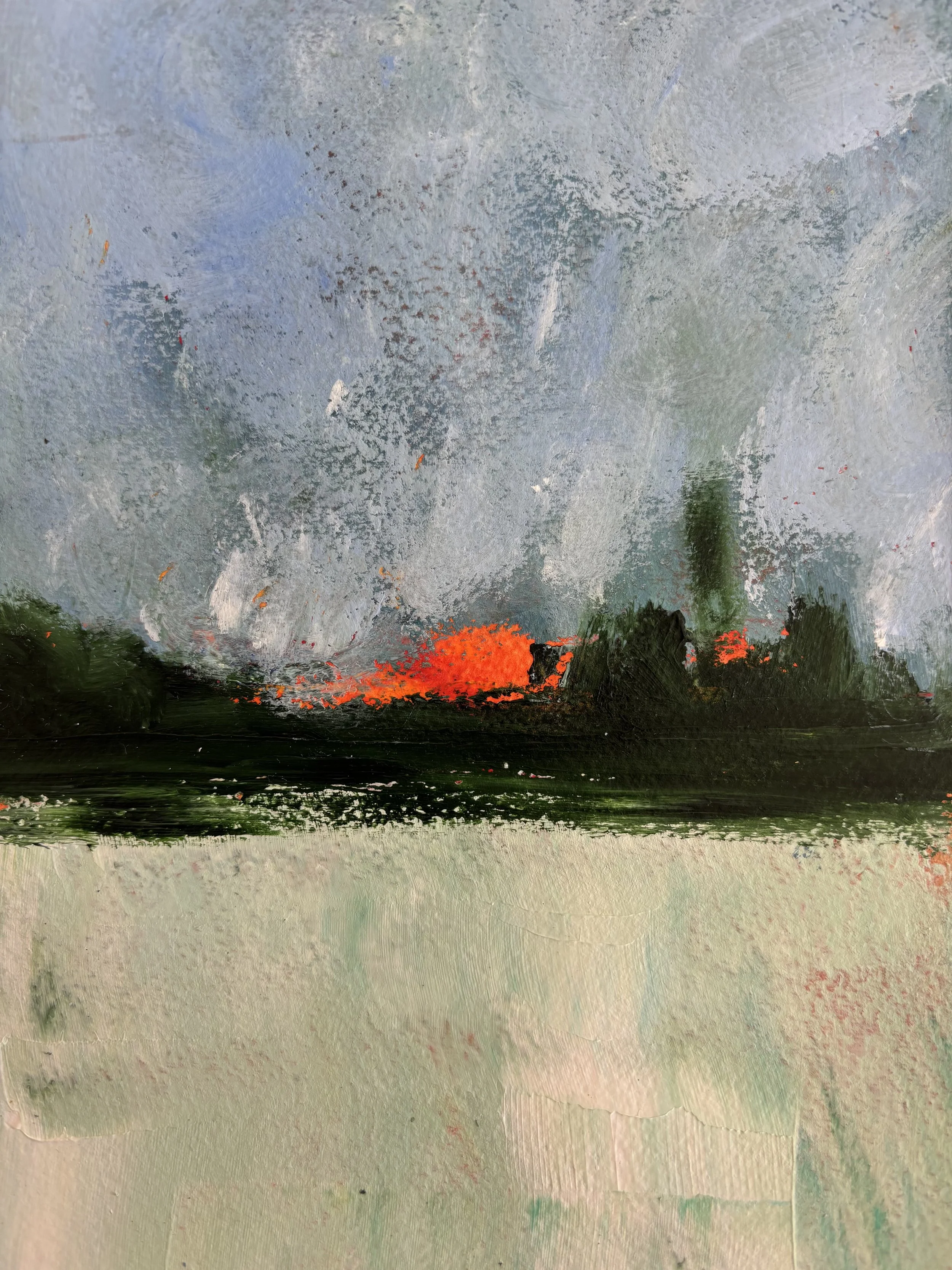 Fire on the Mountain 6x9 Acrylic