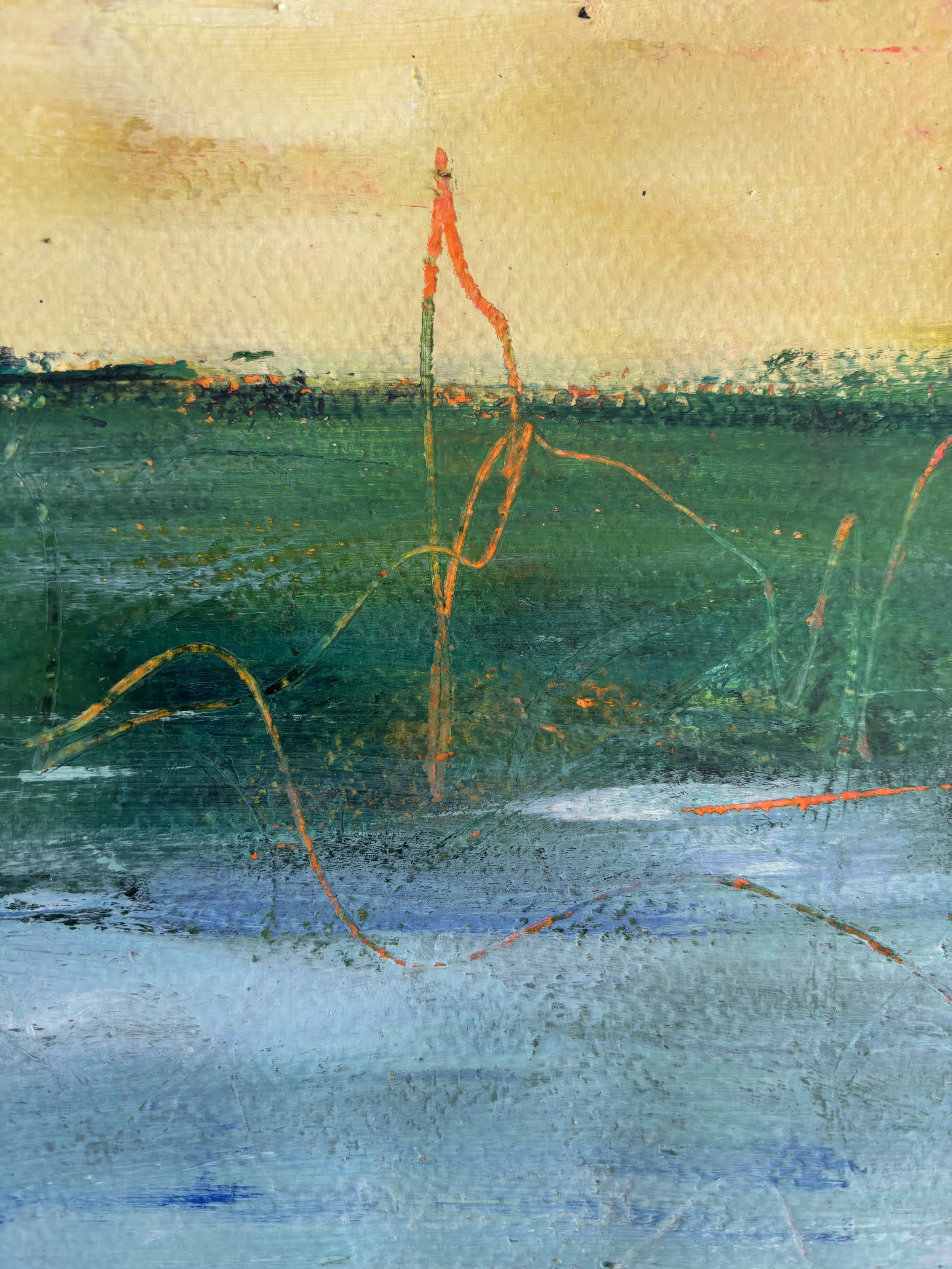 Study in green #2 6x9 Acrylic