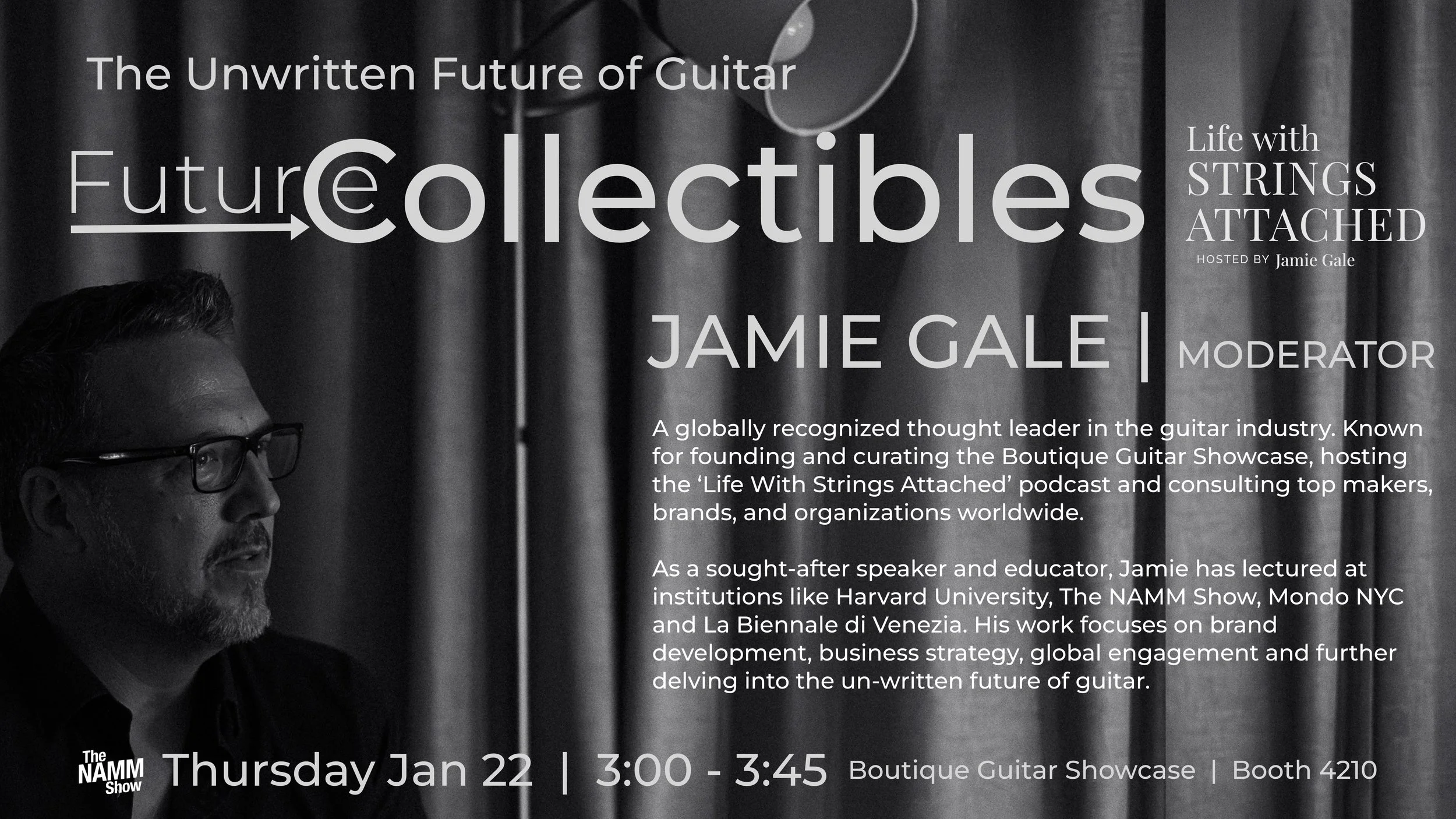 NAMM 2026 Future Collectible Panel Jamie Gale Bio