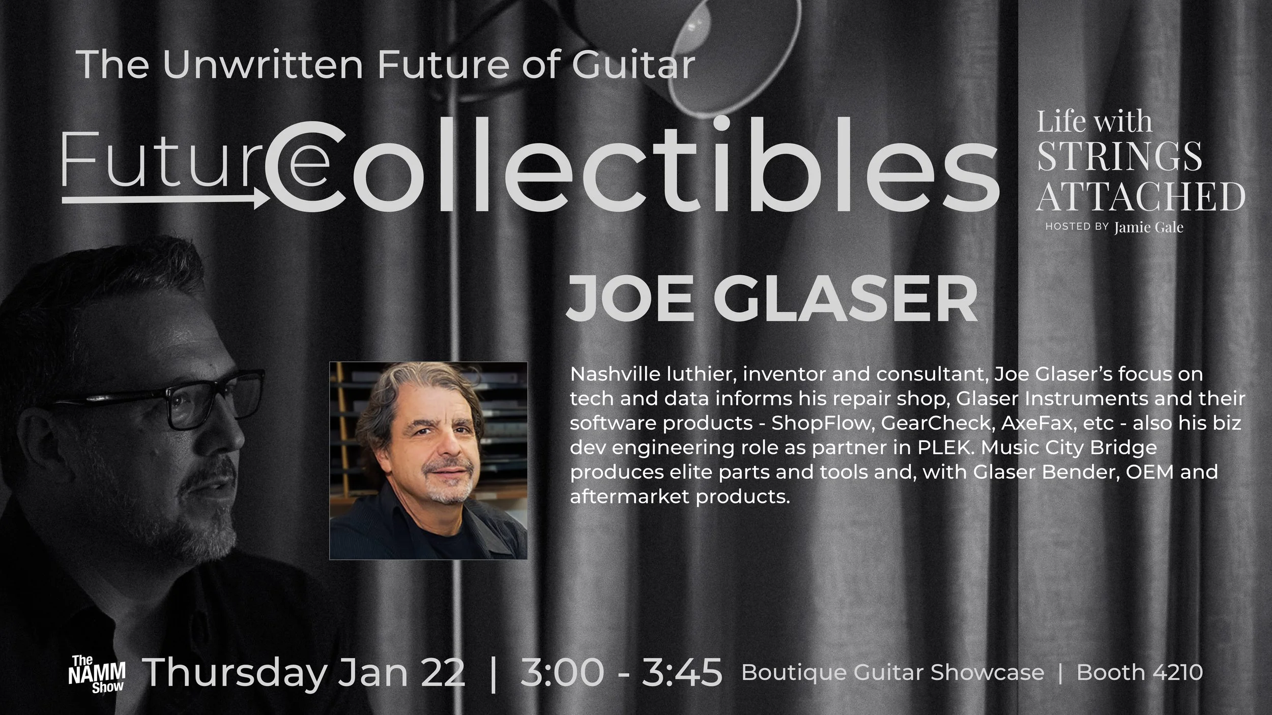 NAMM 2026 Future Collectible Panel Joe Glaser Bio