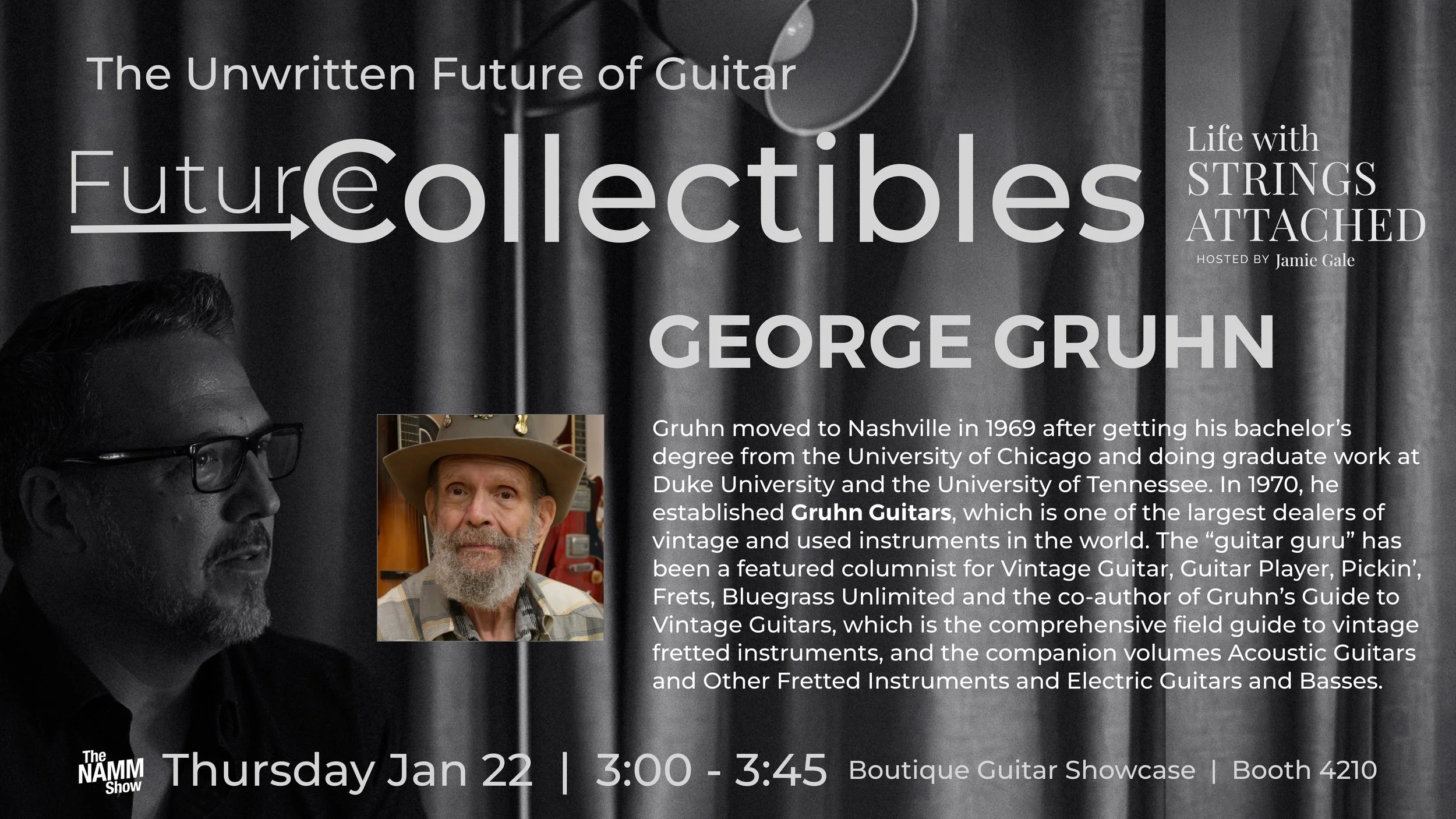 NAMM 2026 Future Collectible Panel George Gruhn Bio