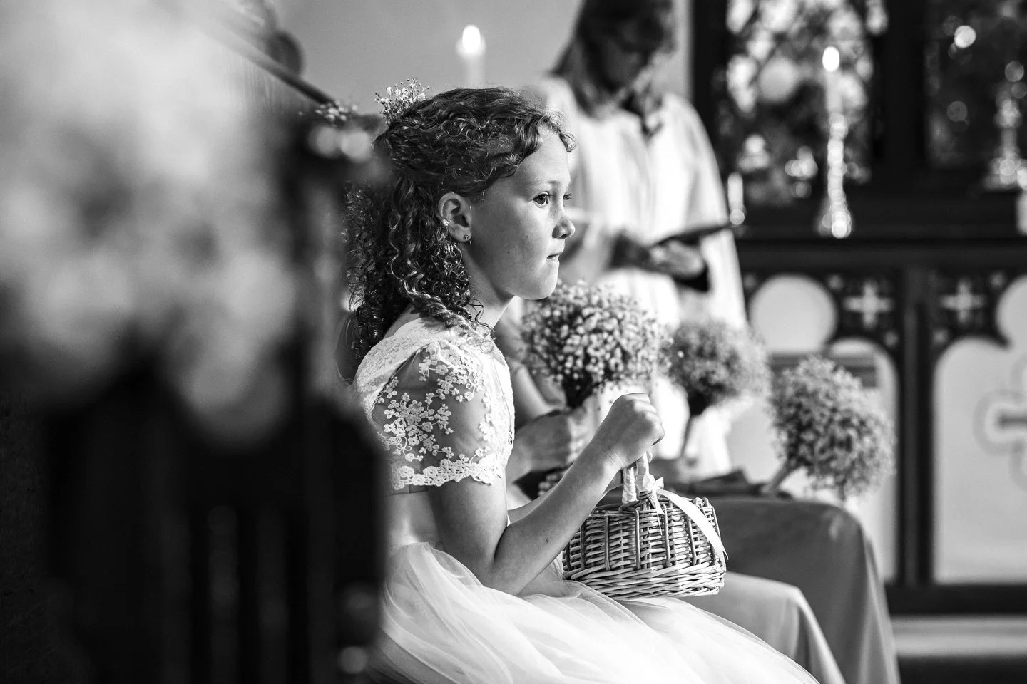 The ceremony isn&rsquo;t just about the first kiss. 

It&rsquo;s about the moments happening quietly around it. 

Her sister holding back tears.
A little hand holding the confetti, waiting for the right moment. 
Fingers intertwined without even think
