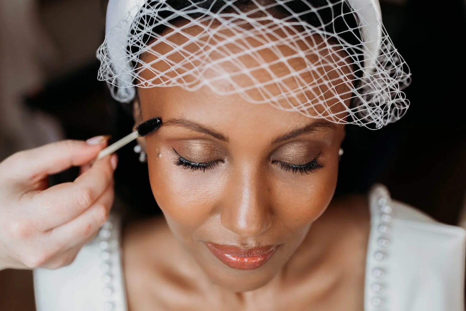 Emotional father first look moment during wedding preparations in Cheshire, captured in a natural documentary style.