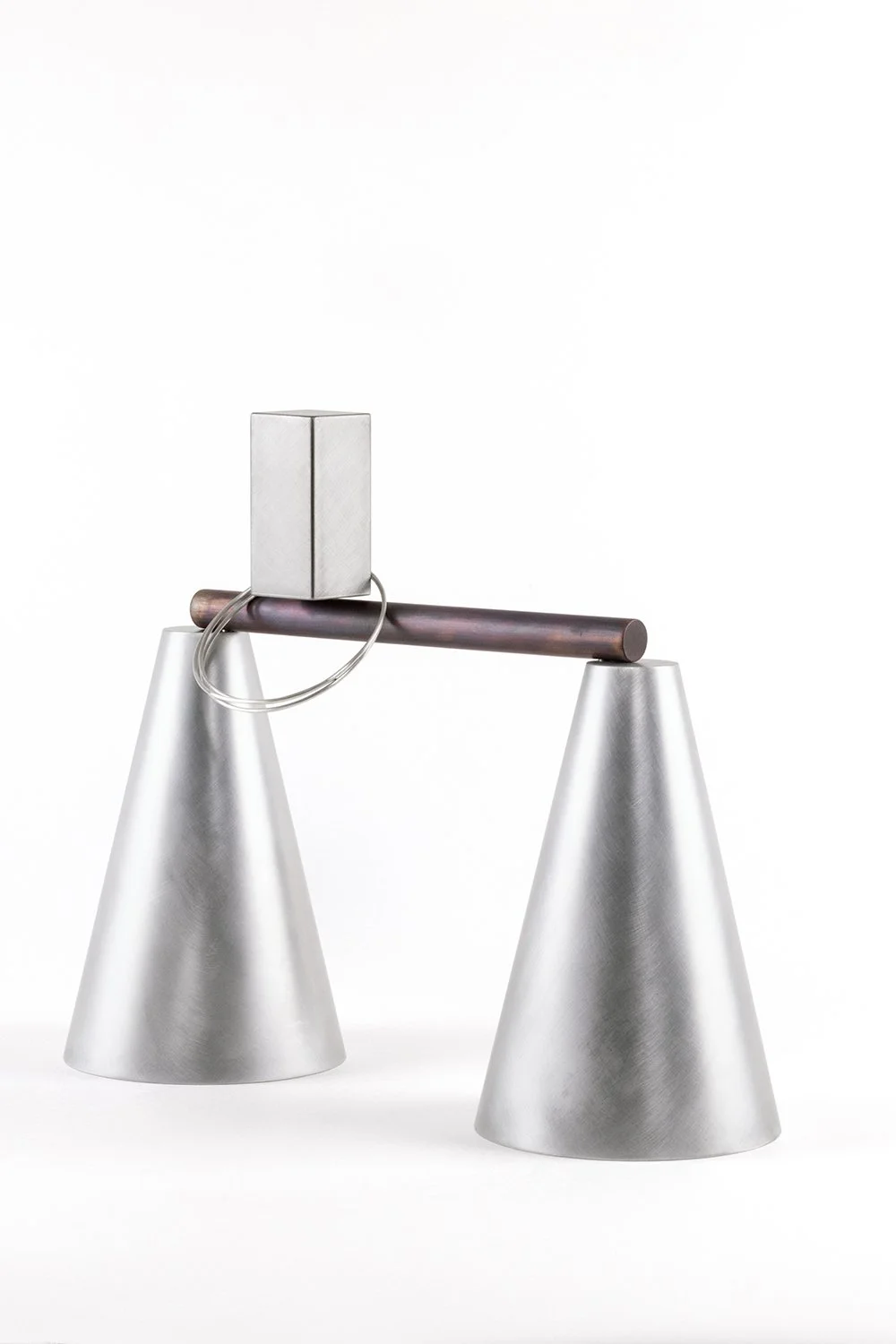 Juliette Bigley, Balance (bridged pair), mixed metals, 37 x 13 x 31 cm, 2023, web, credit Nicola Tree 1.jpg