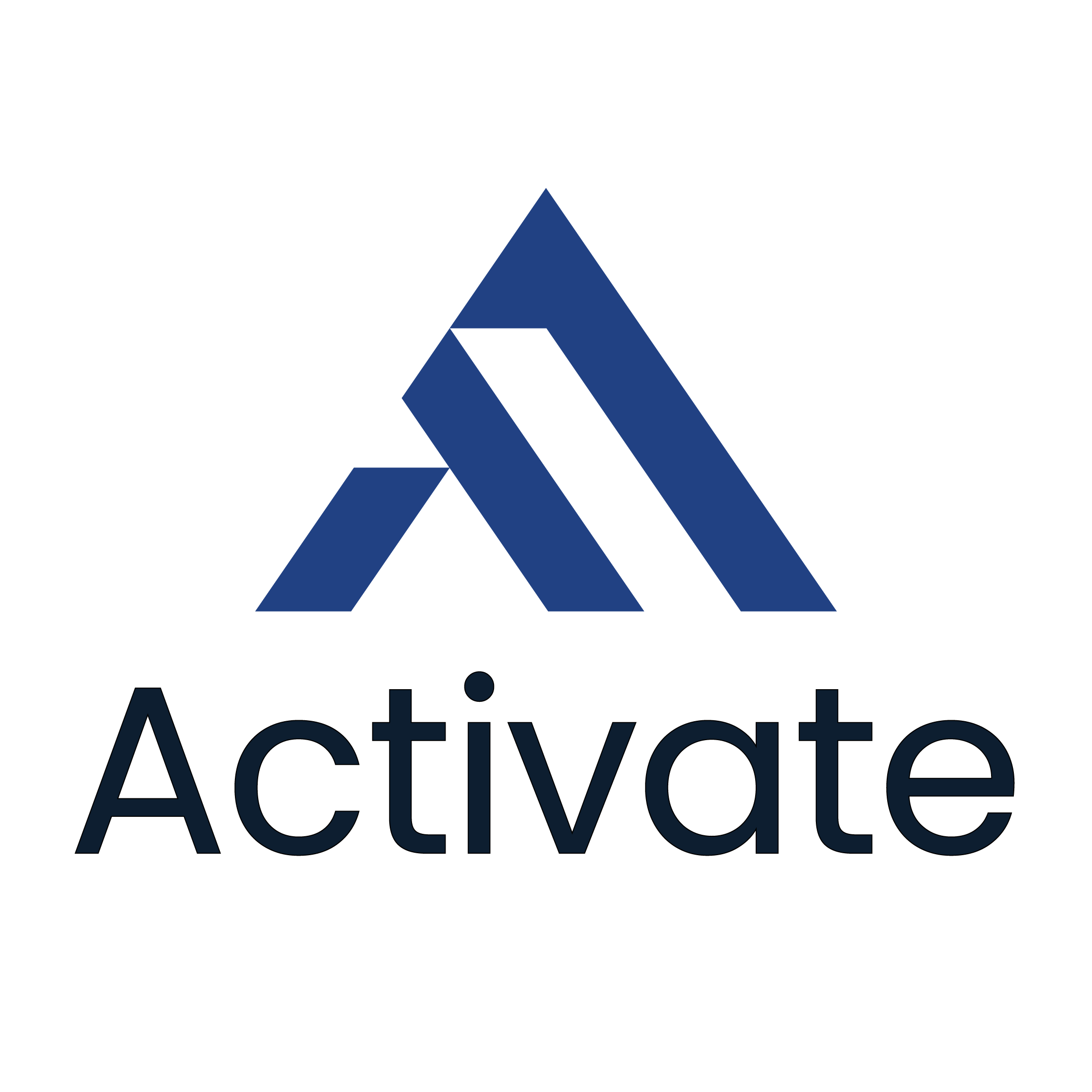 Logo with stylized letter A and the word 'Activate' underneath.