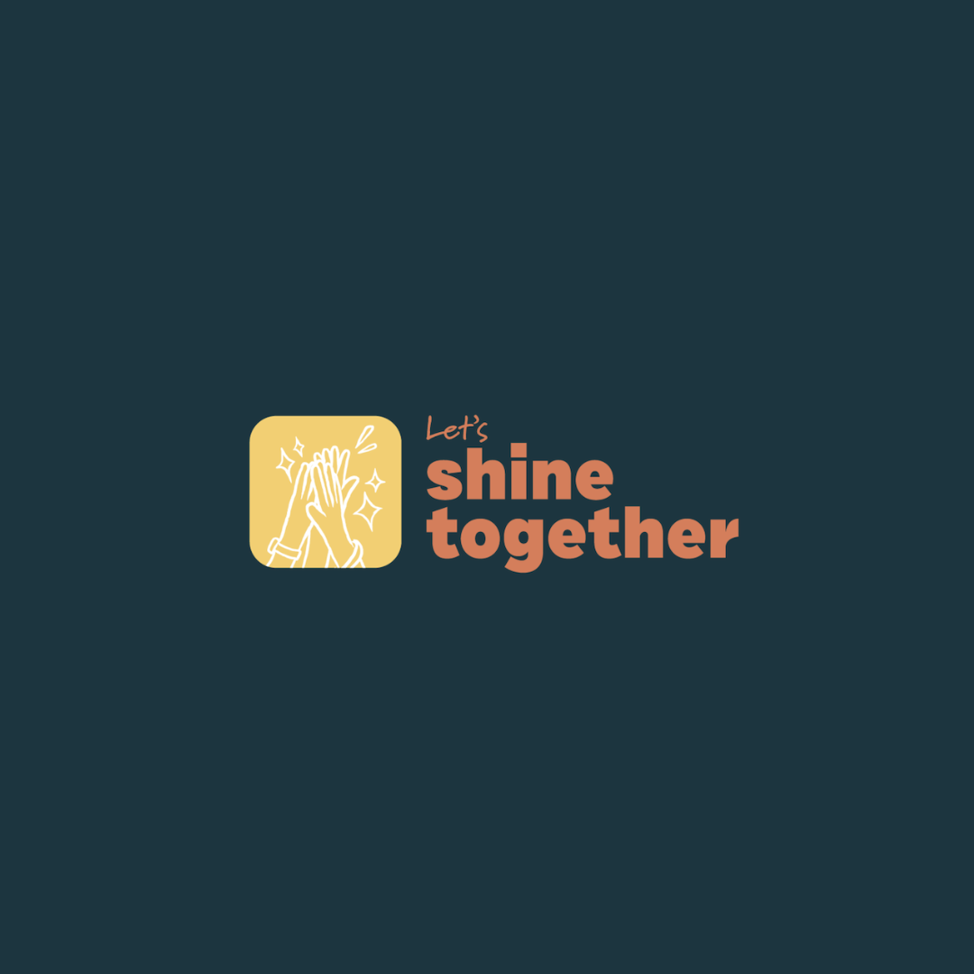 Let's shine together support work logo
