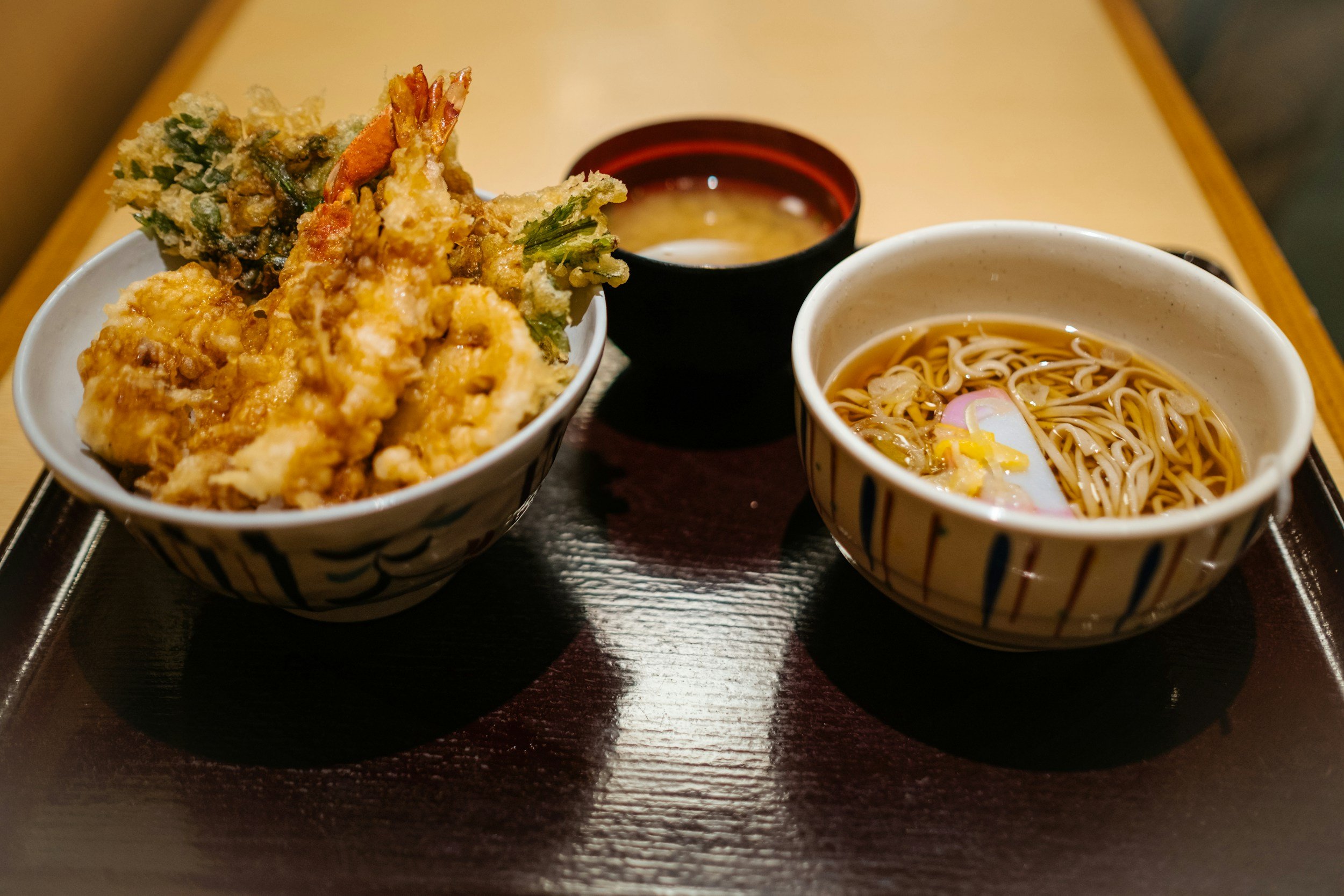 Ramen and tempura 
