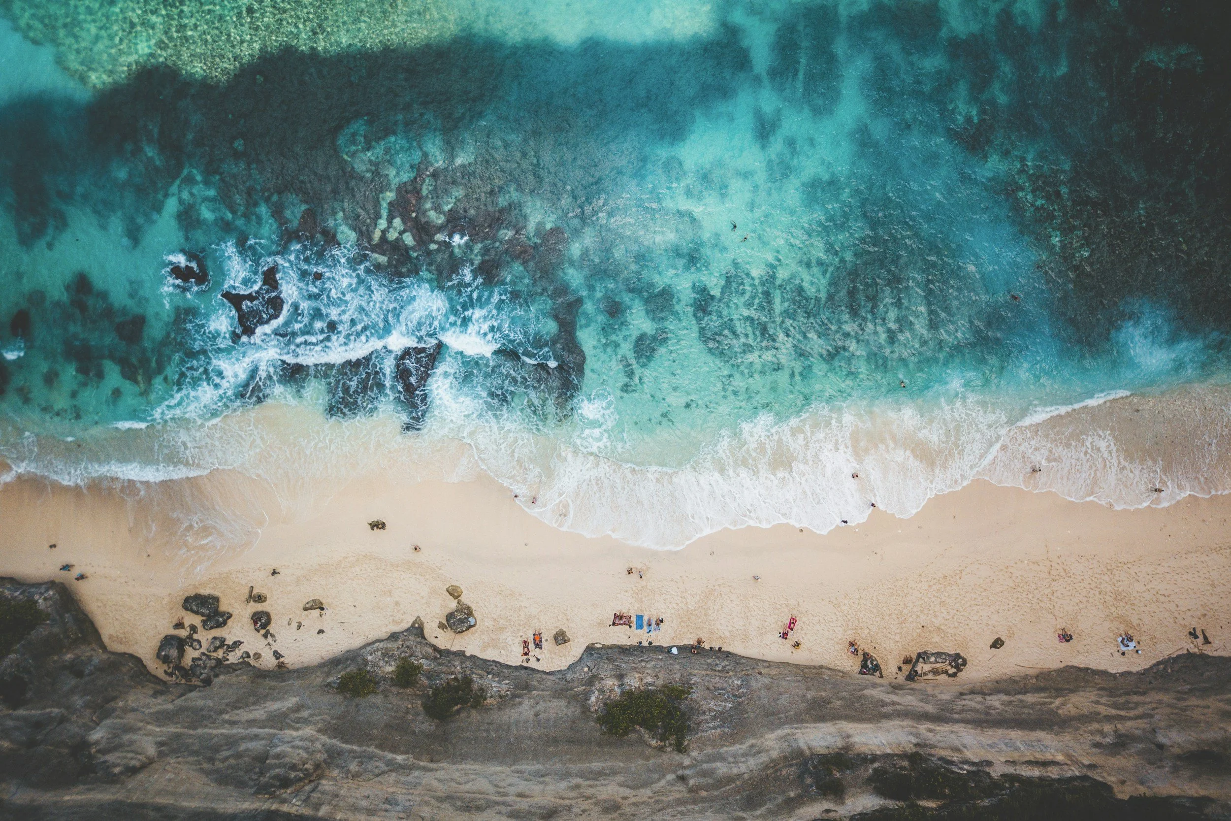 beautiful water in Penida