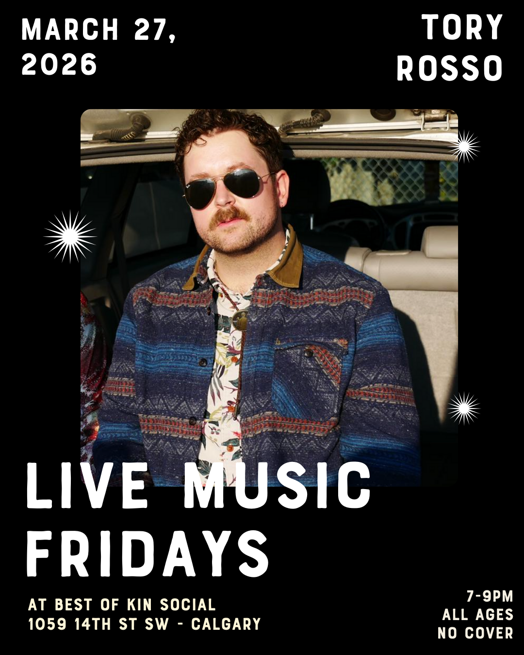 Live Music Fridays: Tory Rosso