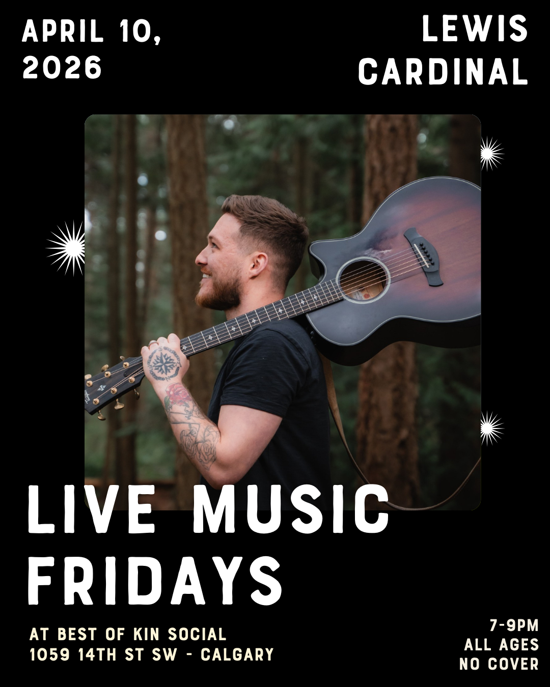 Live Music Fridays: Lewis Cardinal