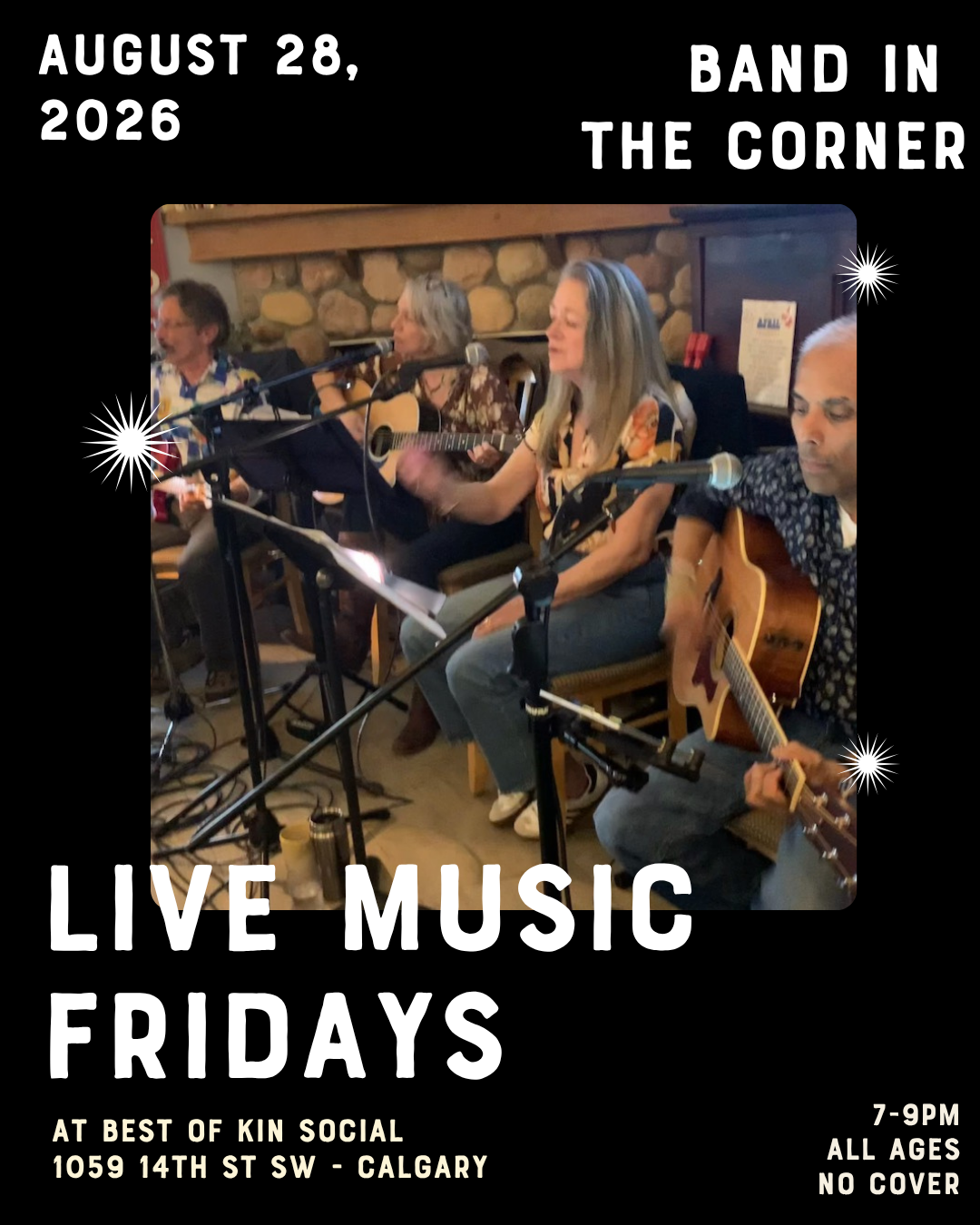 Live Music Fridays: Band in the Corner