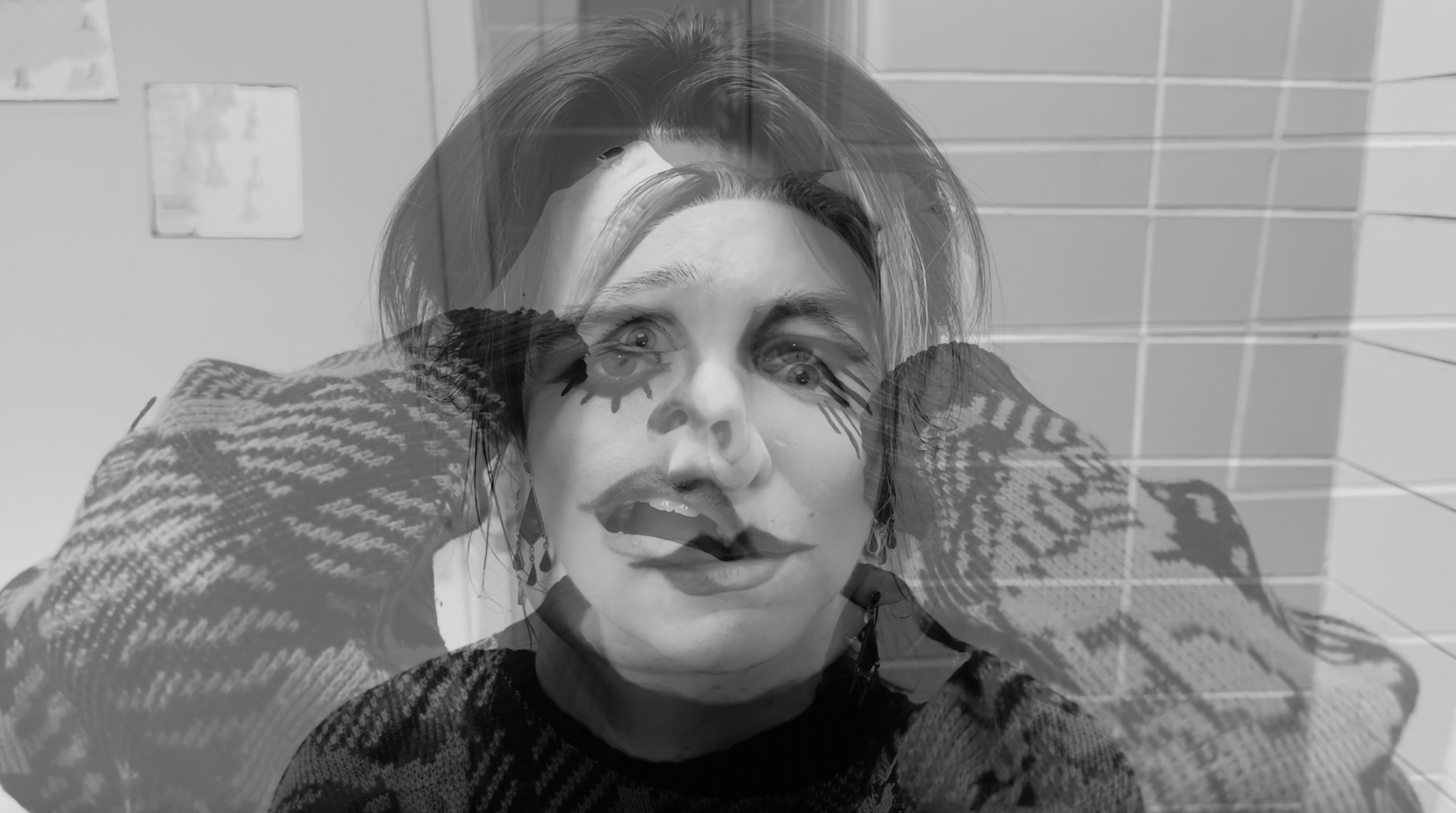 A film pastiche, pulling from the influence of Cabinet of Dr. Caligari & The Shining (Click if on me!