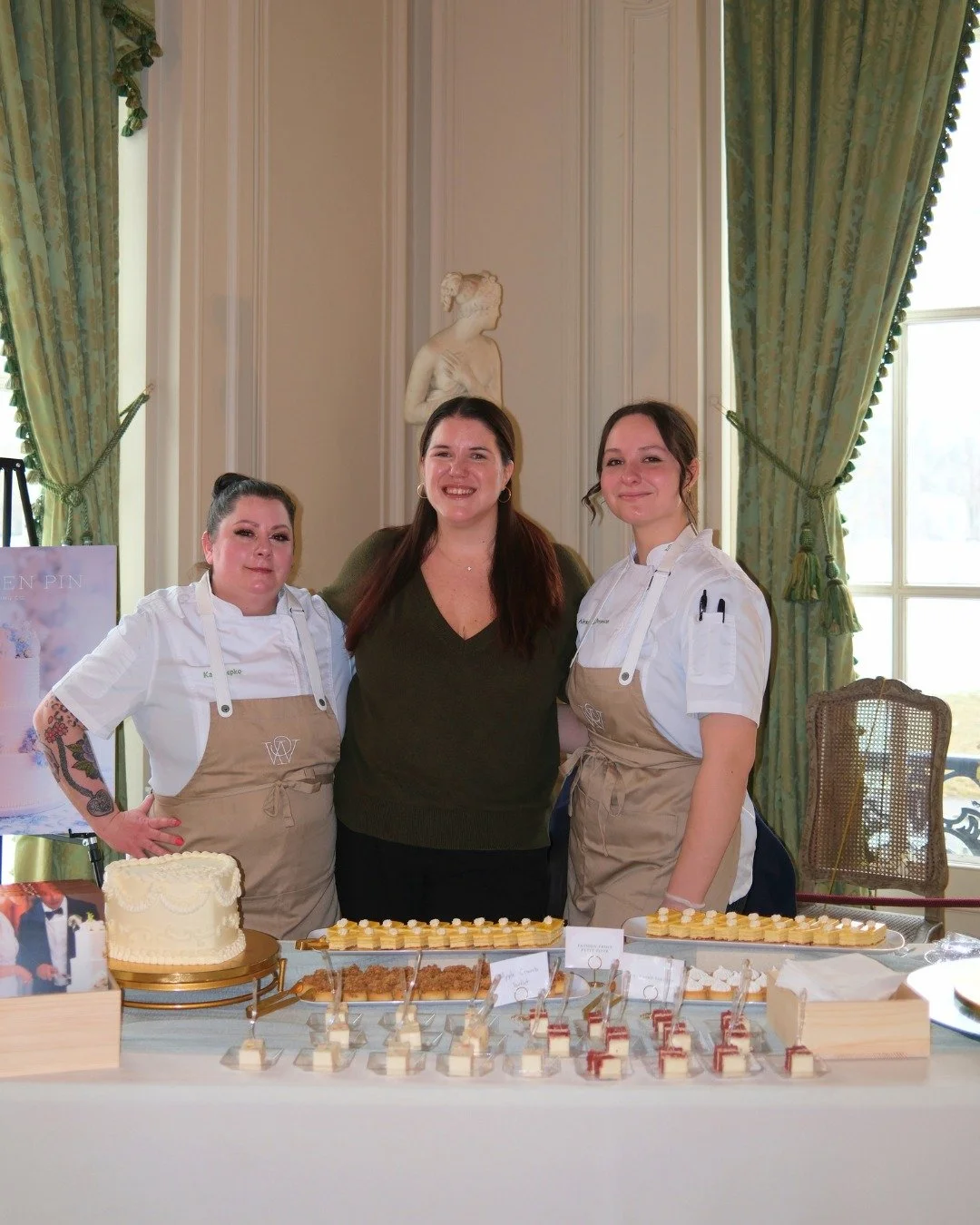 If wedding planning looked like this every day&hellip;

Cake samples, patisserie, and a team that&rsquo;s just as excited about your big day as you are.

Chef Kate, Chef Ally, and Cara were on-site at @blithewold_ri making it all happen.

Let&rsquo;s