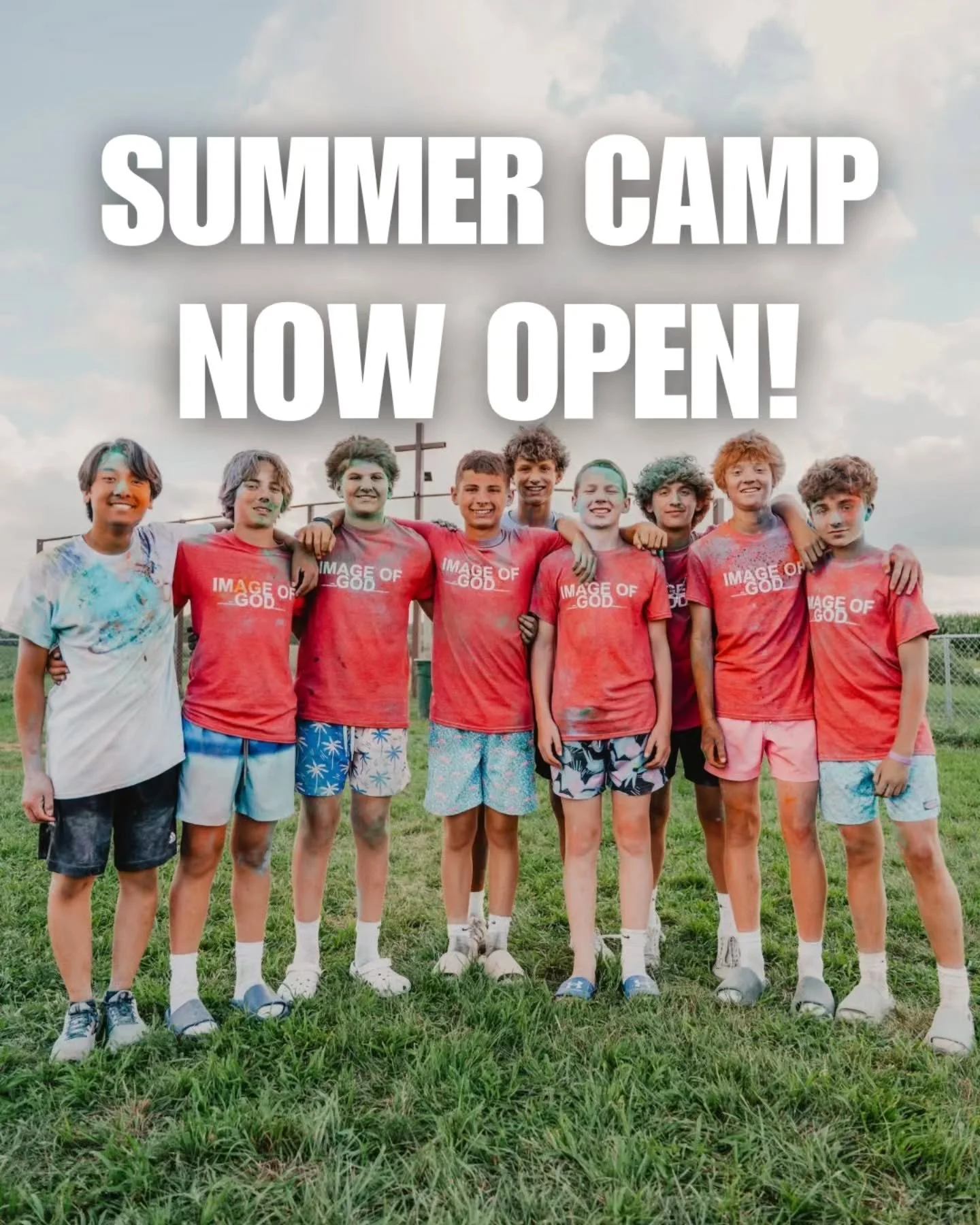 Register for summer camp TODAY!
Today you can register for camp of you pay in full!
Mini 1 ~ June 7-10
Overnighter ~ June 11-12
Junior 1 ~ June 14-19
Jr. High 1 ~ June 21-26
Mini 2 ~ June 28-July 1
Junior 2 ~ July 5-10
Sr. High ~ July 12-17
Jr. Hig
