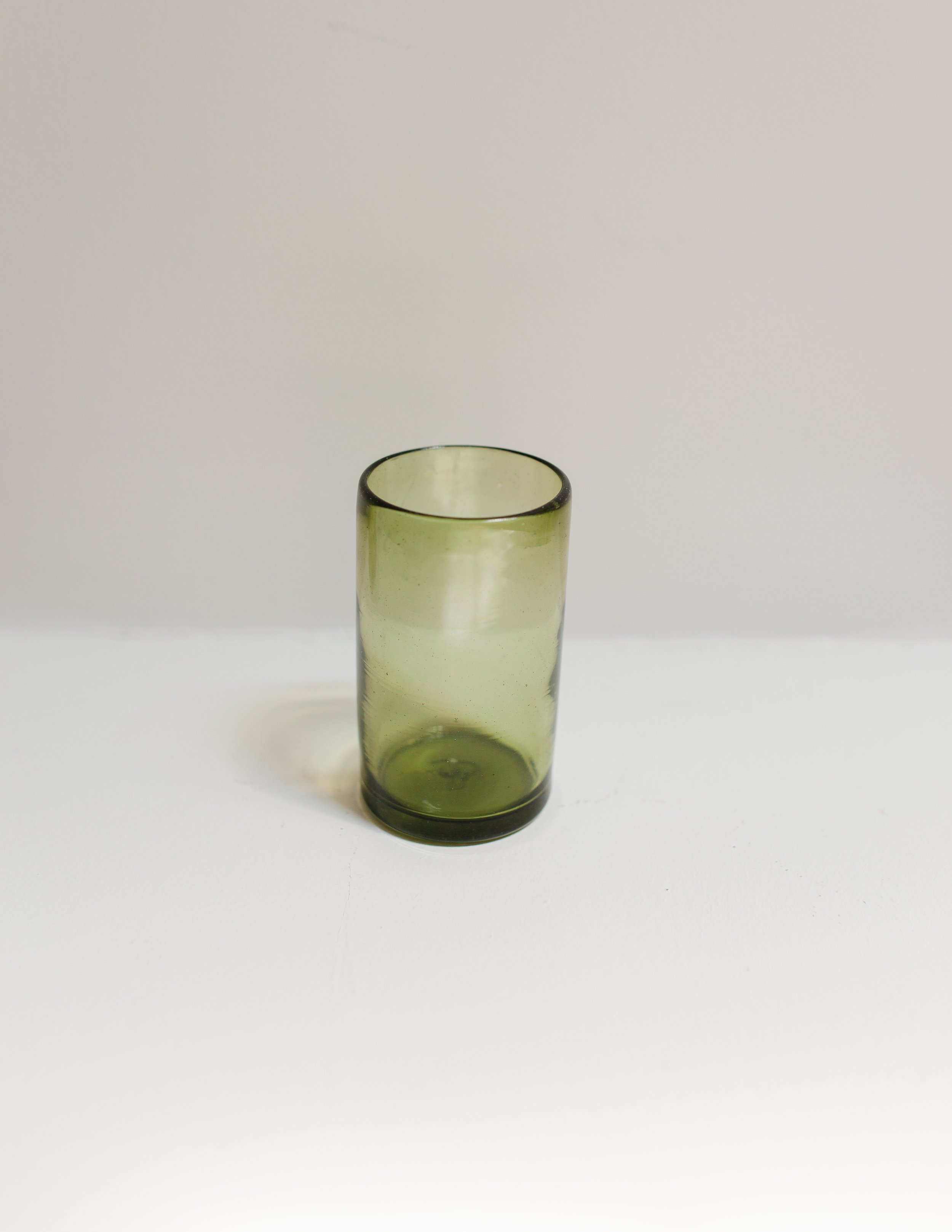 Tall Olive Votive Holder