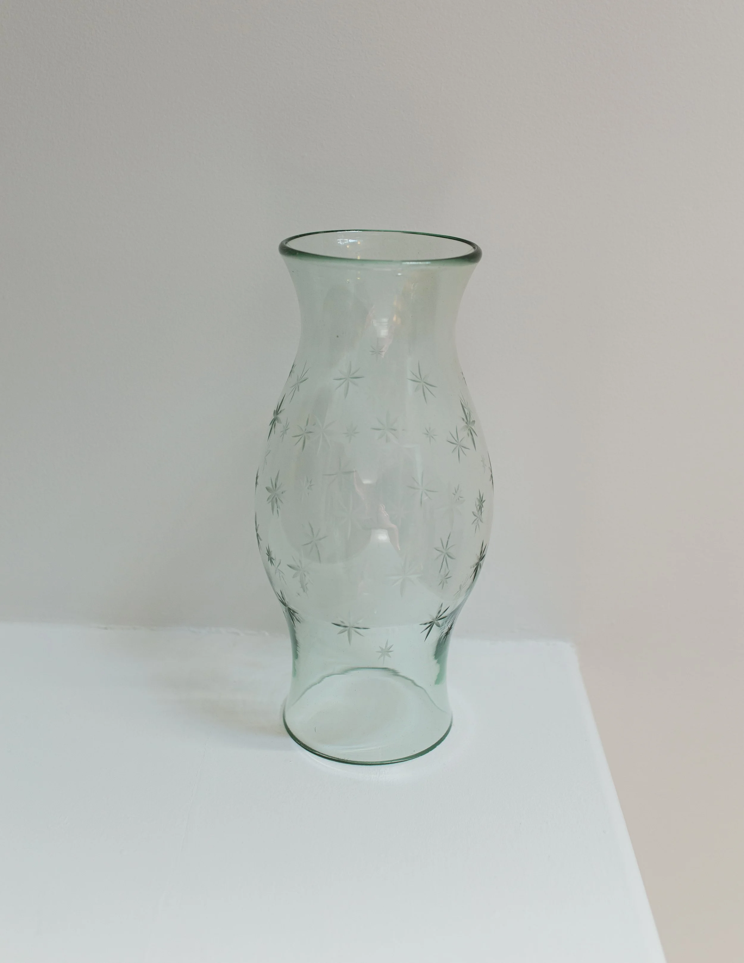 Clear Super Star Etched 14" Signature Hurricane