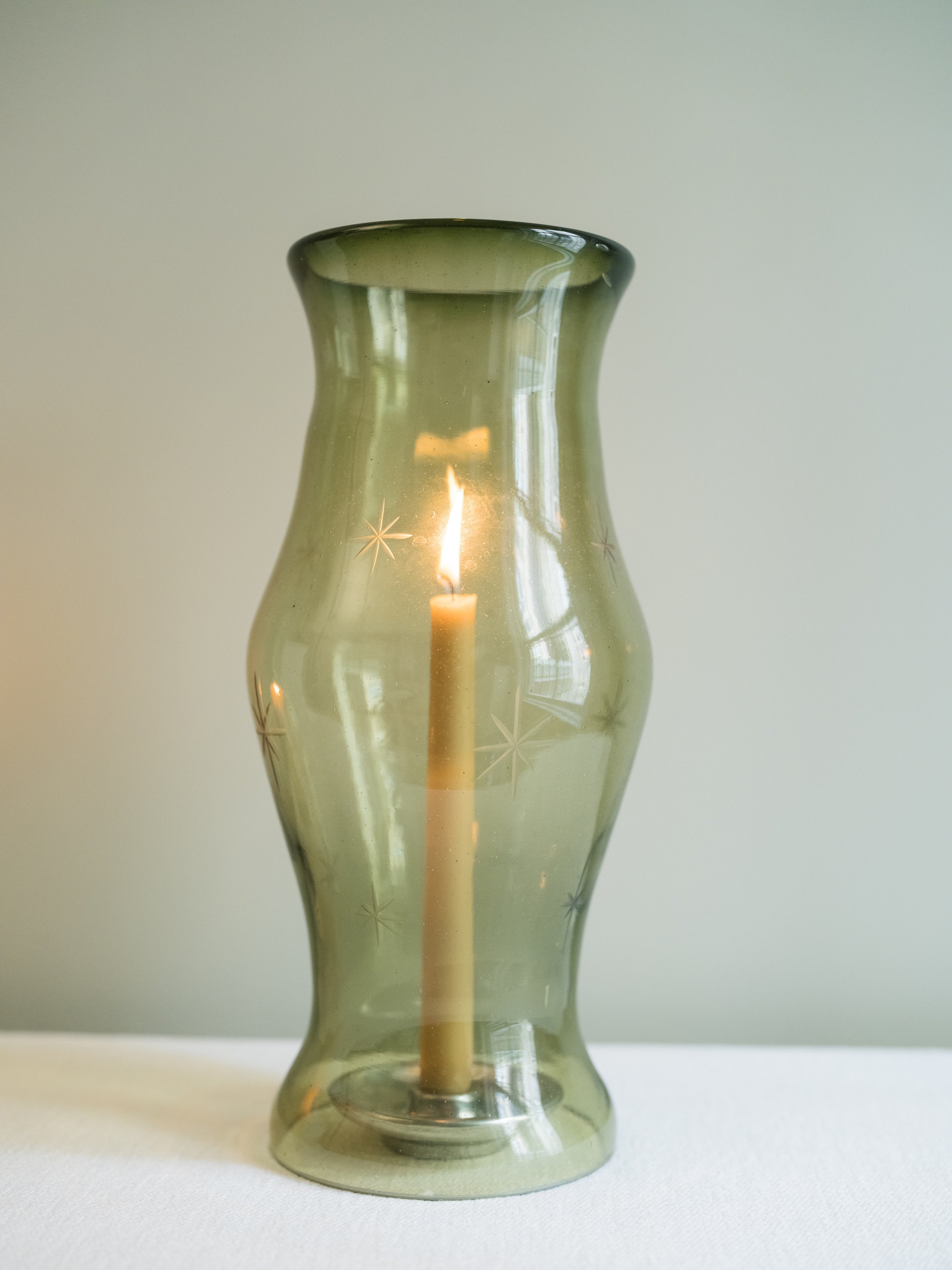 Dark Olive Star-Etched 14” Artisan Hurricane