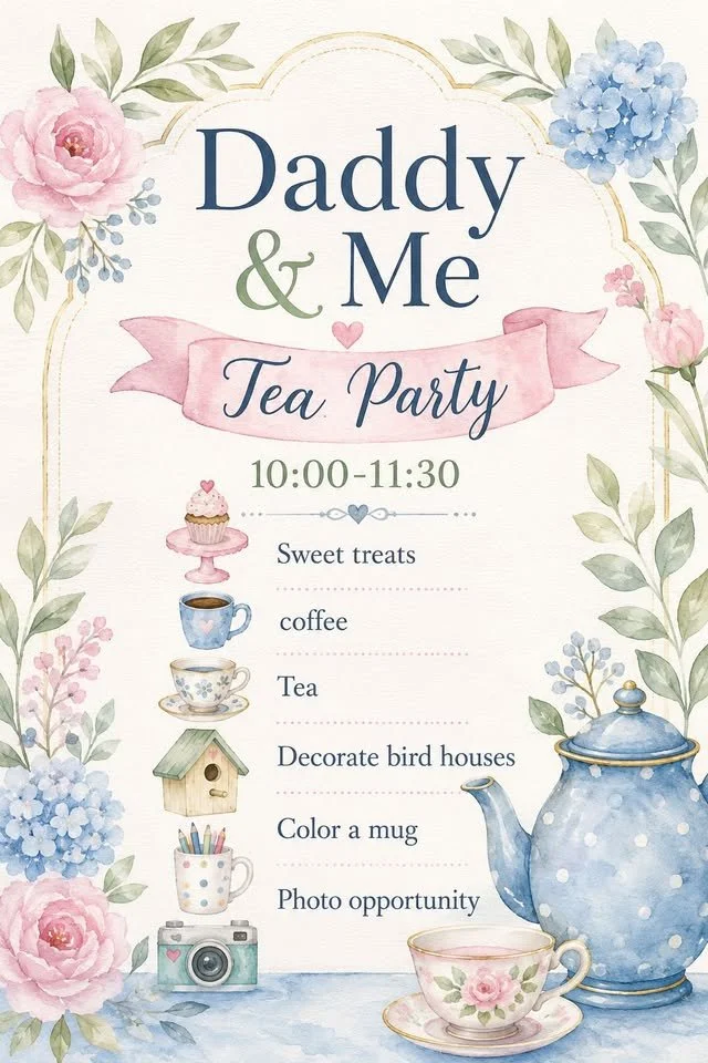 Daddy & Me Tea Party