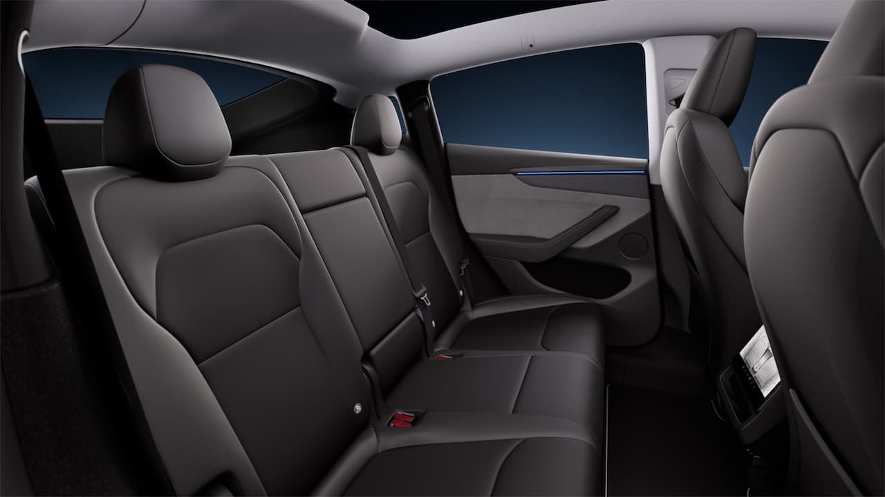 Tesla Y model EV Rear Seats