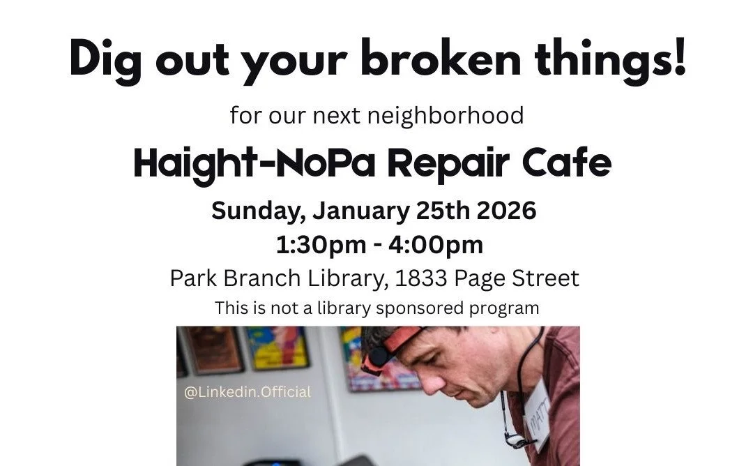 Haight-NoPa Repair Cafe