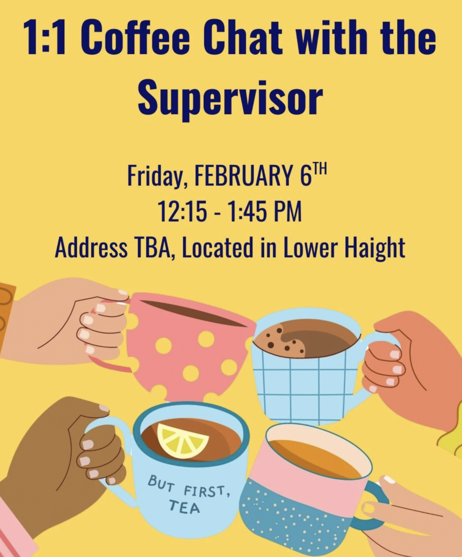 1:1 Coffee Chat with the Supervisor