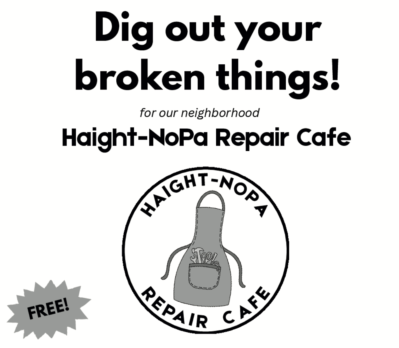 Haight / NoPa Repair Cafe