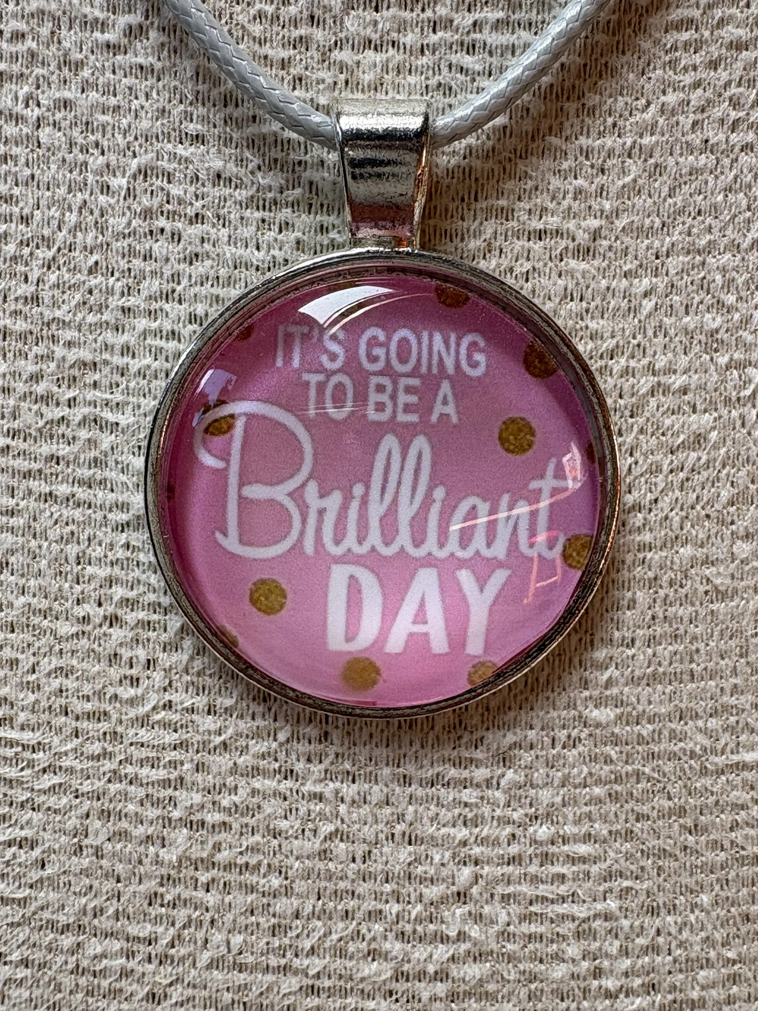 Brilliant Day Pink Cabochon Necklace