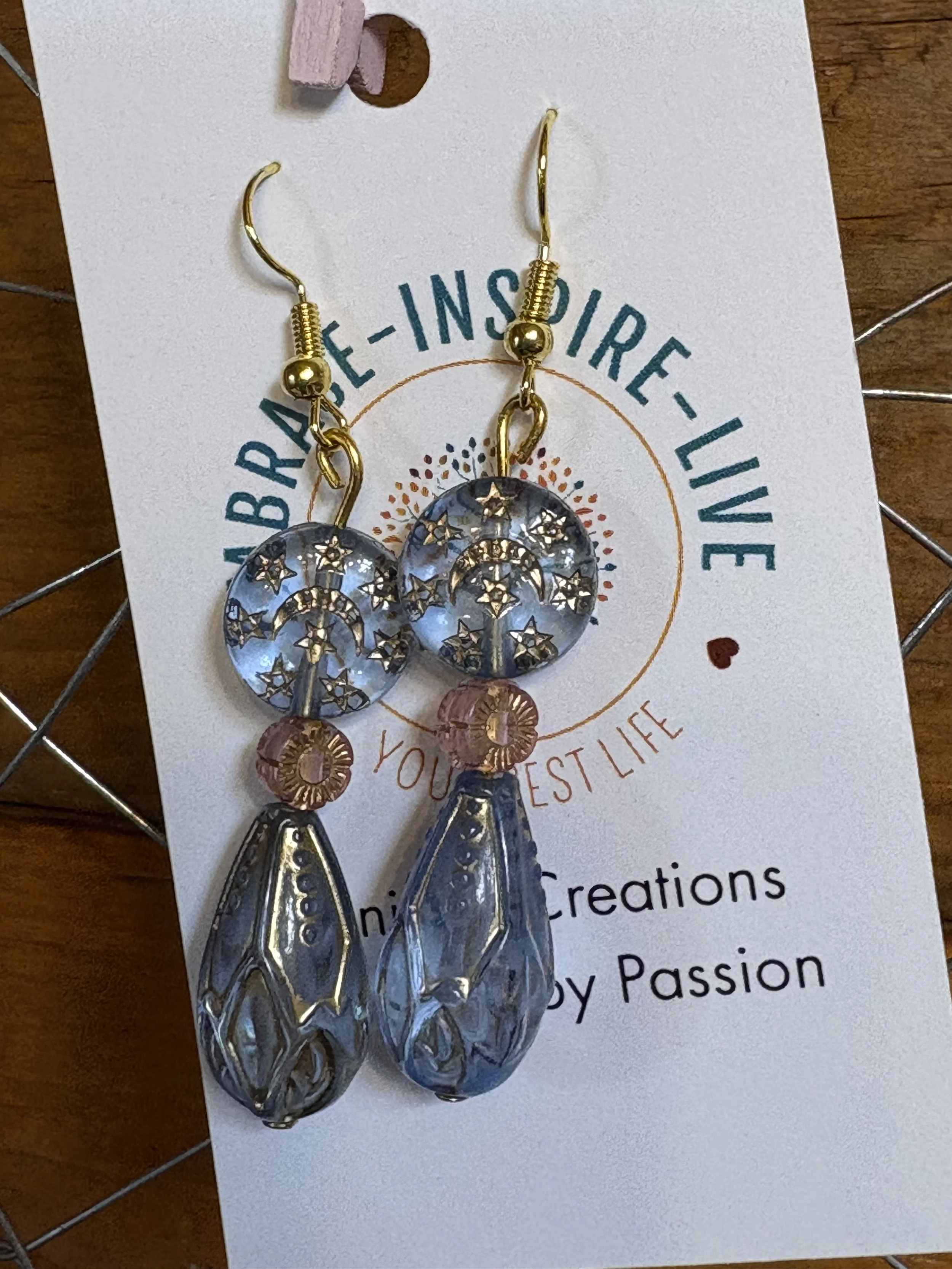 Whimsical Elegance Dangly Earrings