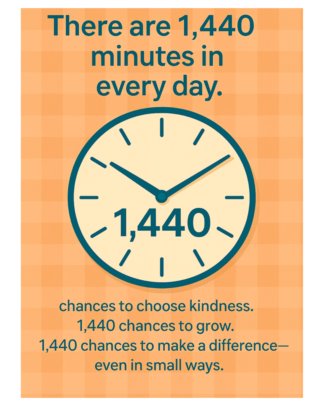 1440 chances to choose kindness every day