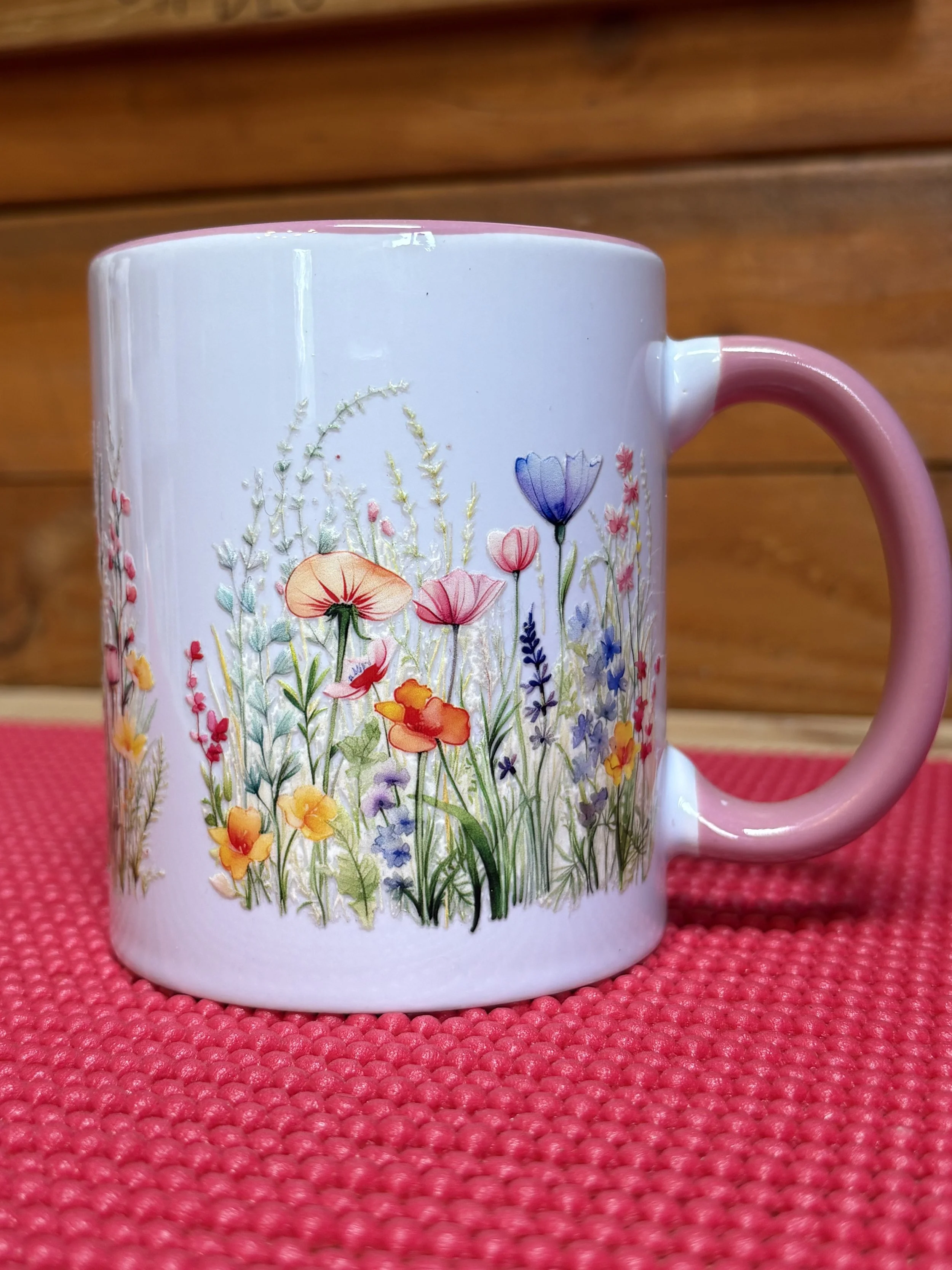 Floral Serenity 11 oz Ceramic Mug