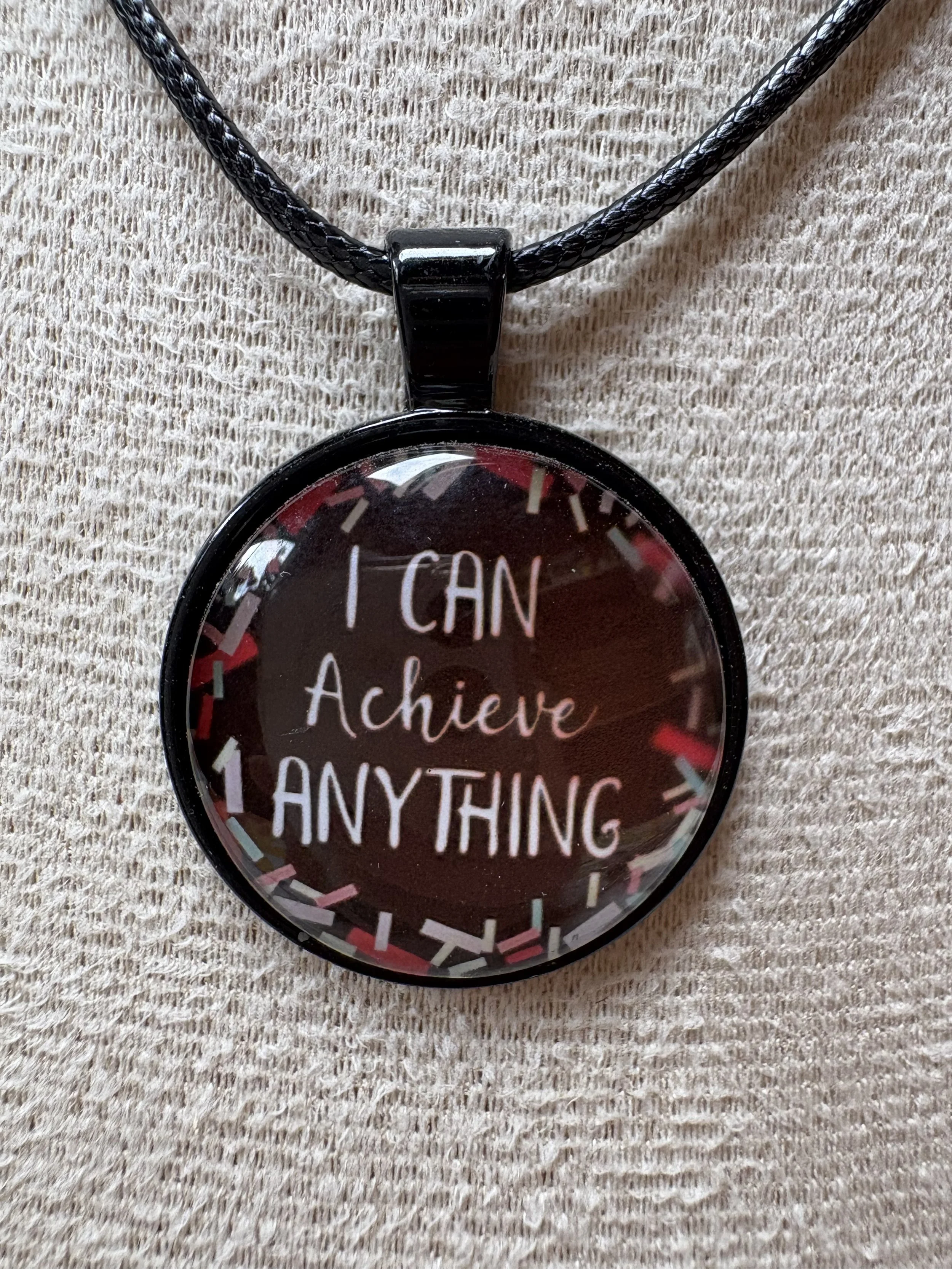 Empowerment Cabochon Pendant Necklace