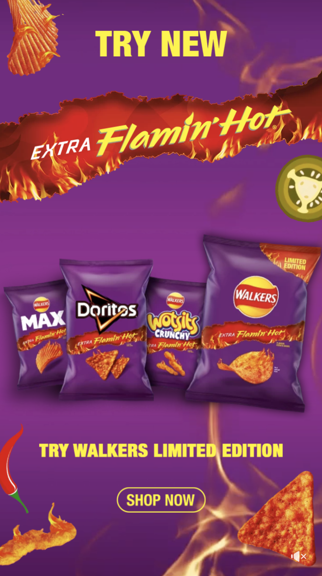 Walkers Flamin'Hot Products