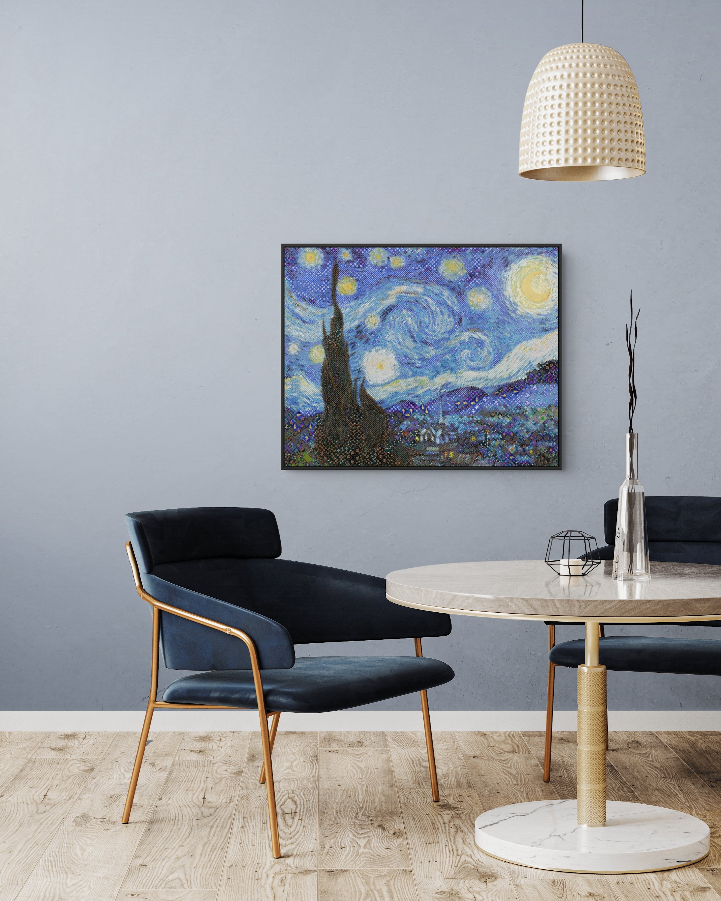 A Starry Night of Emoji