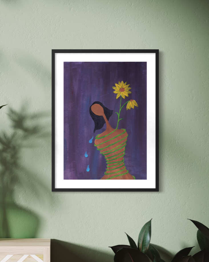 Fine art archival prints of black woman art by Joelle Monique 