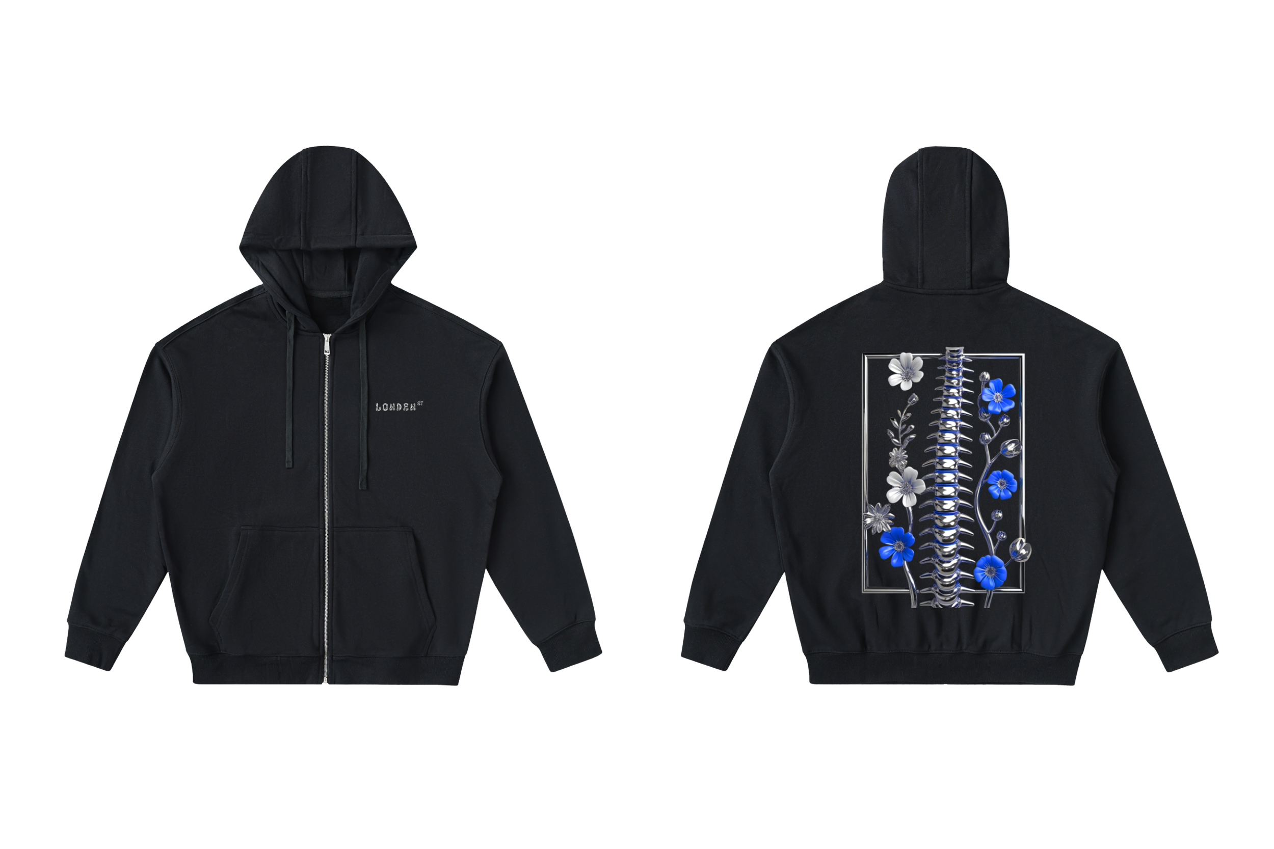 Chrome Spine Zip