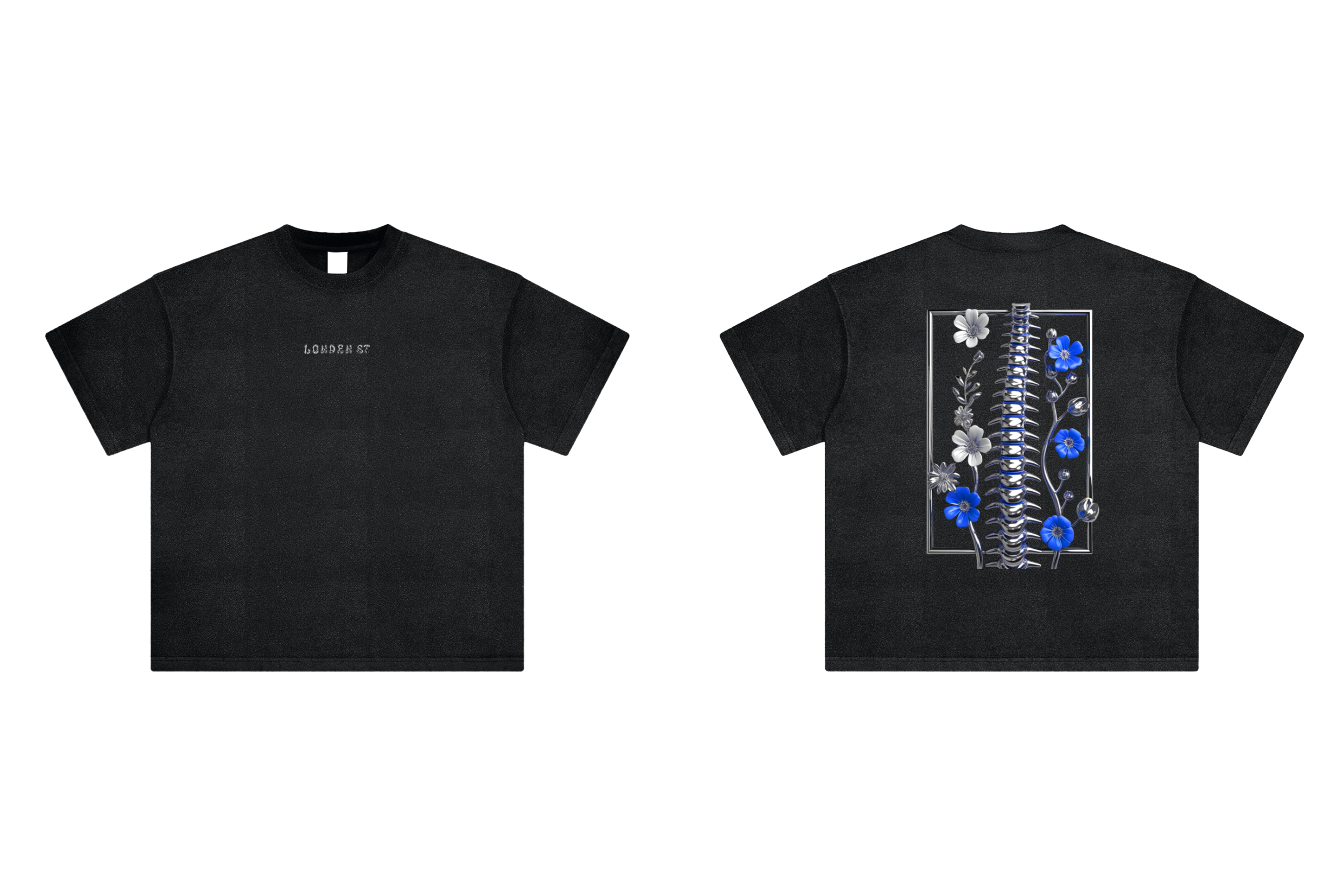 Chrome Spine Acid Tee