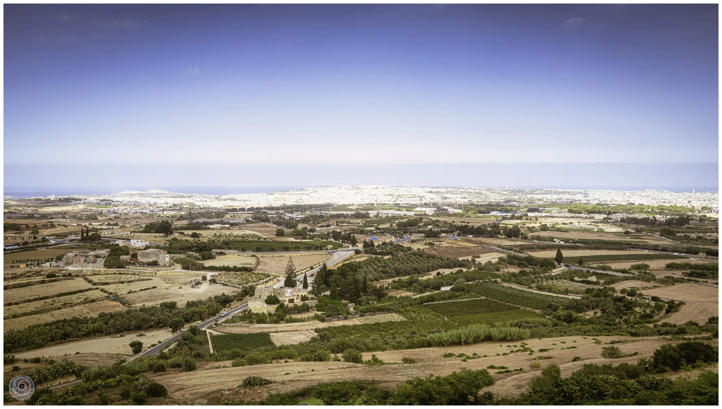 From the walls of Mdina over to Valetta.