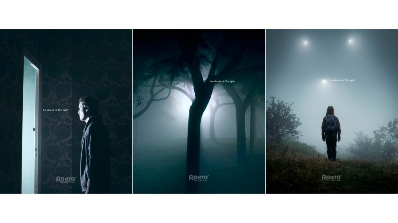 Halloween posts for Rohto Dual Light Relief