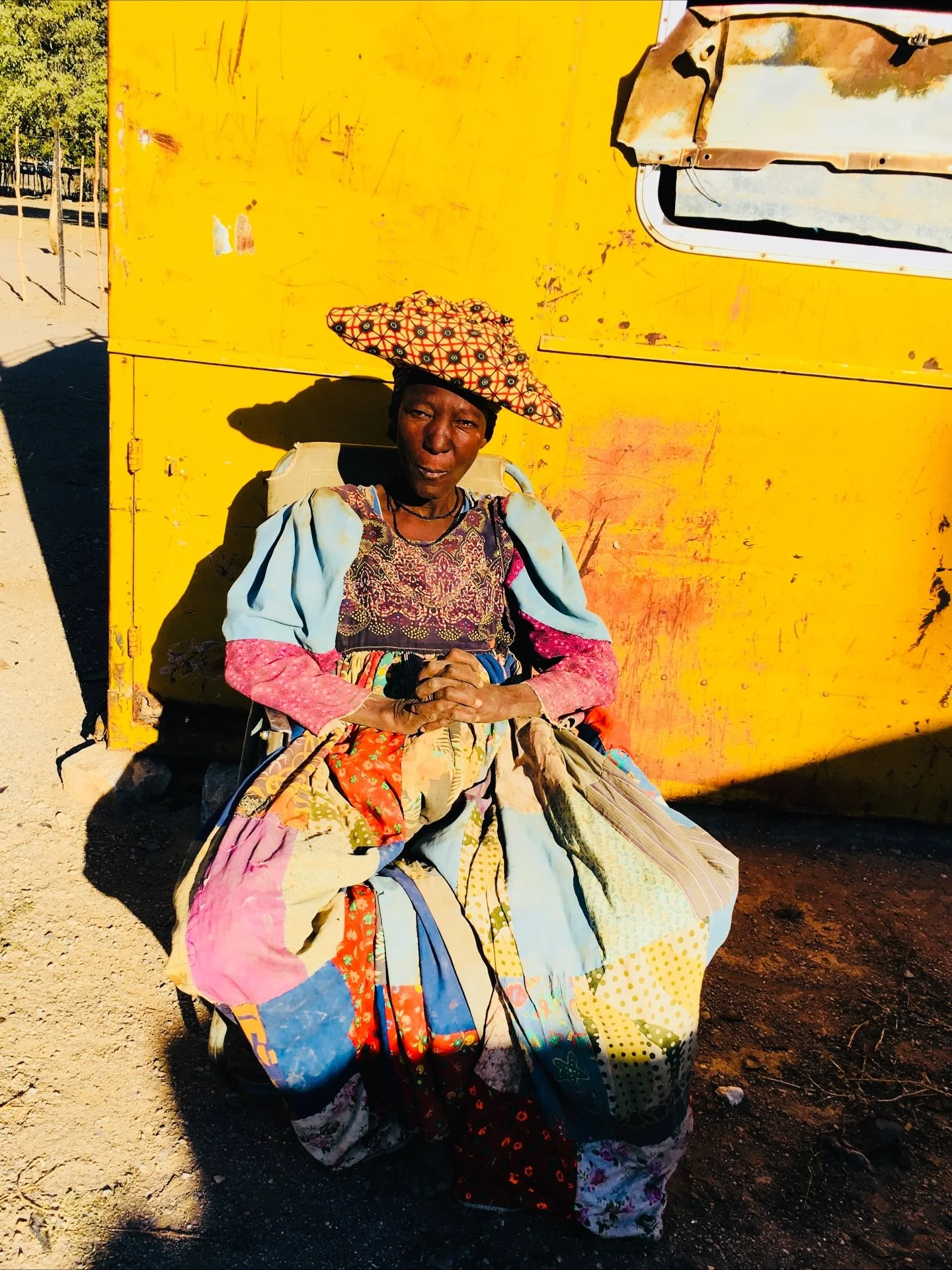 A MEMORY OF NAMIBIA

&ldquo;In Namibia, I drove you through relics of long-dried lakes.
Extinct beasts rose from orange dust&mdash;
rhinos chased by wild dogs, elephants lurching in shambles.
The savannah shimmered silver &amp; gold as your finger ac