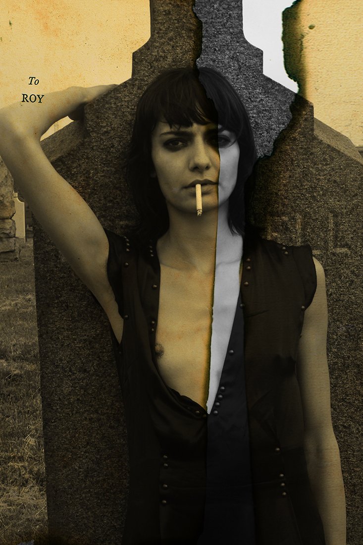 Azra Smoking in Graveyard 2