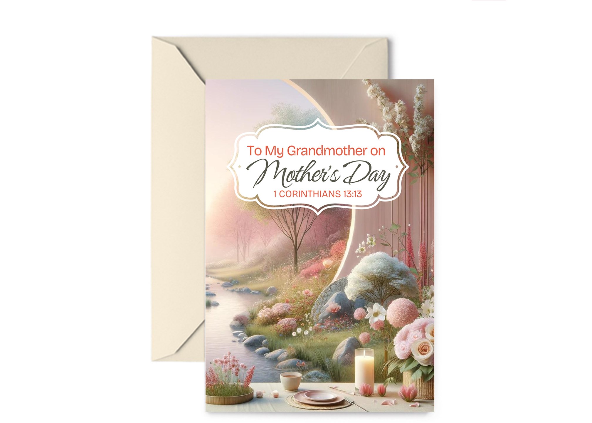 Greeting Card - To My Grandmother On Mother’s Day