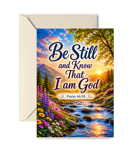 Be Still and Know I am God