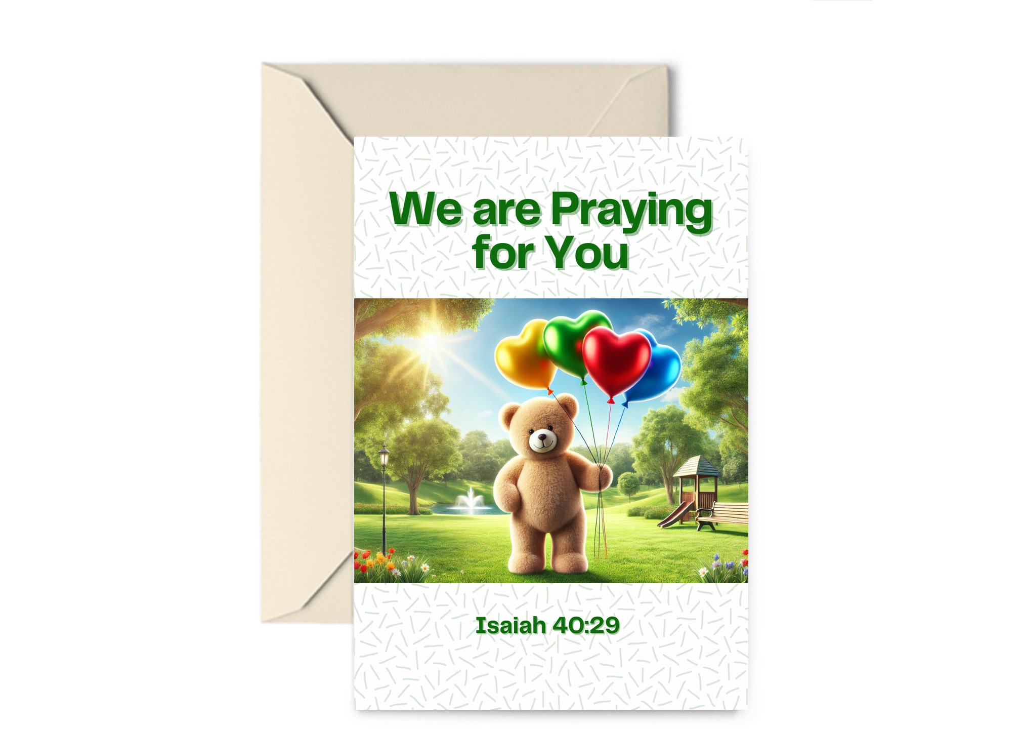 Greeting Card: We Are Praying for You