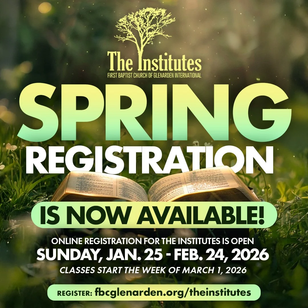 The Institutes Spring Registration