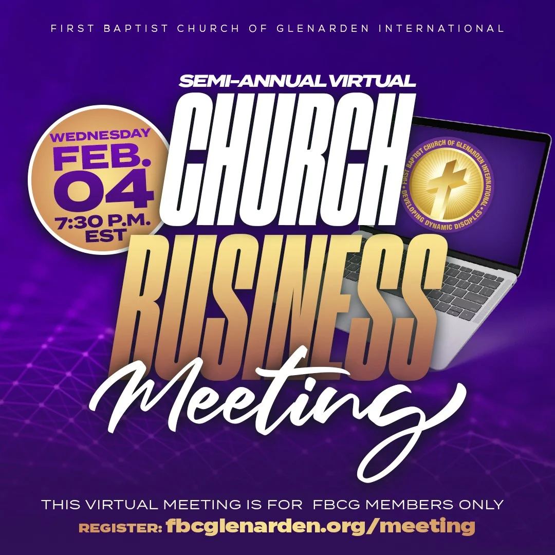 Virtual Church Business Meeting