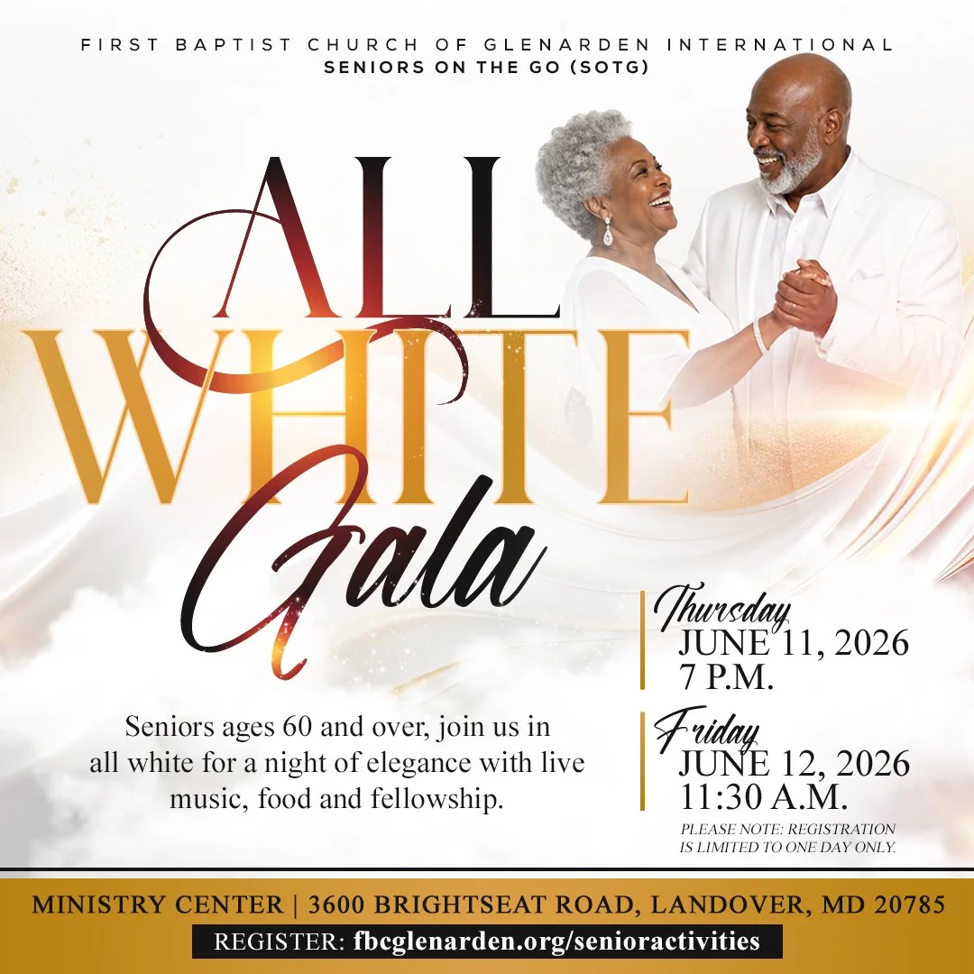 Seniors on the Go: All White Gala